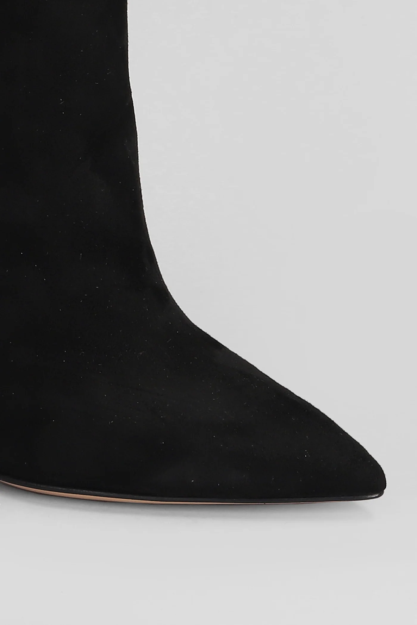 High heels boots in black suede - Image 5