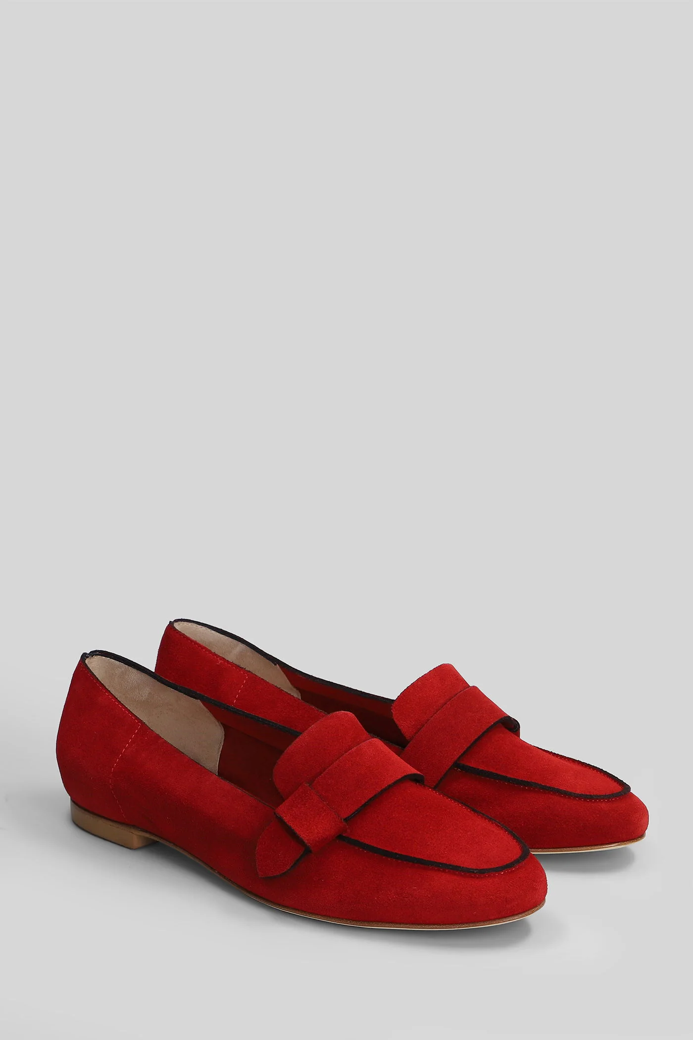 Loafers in red suede - Image 2