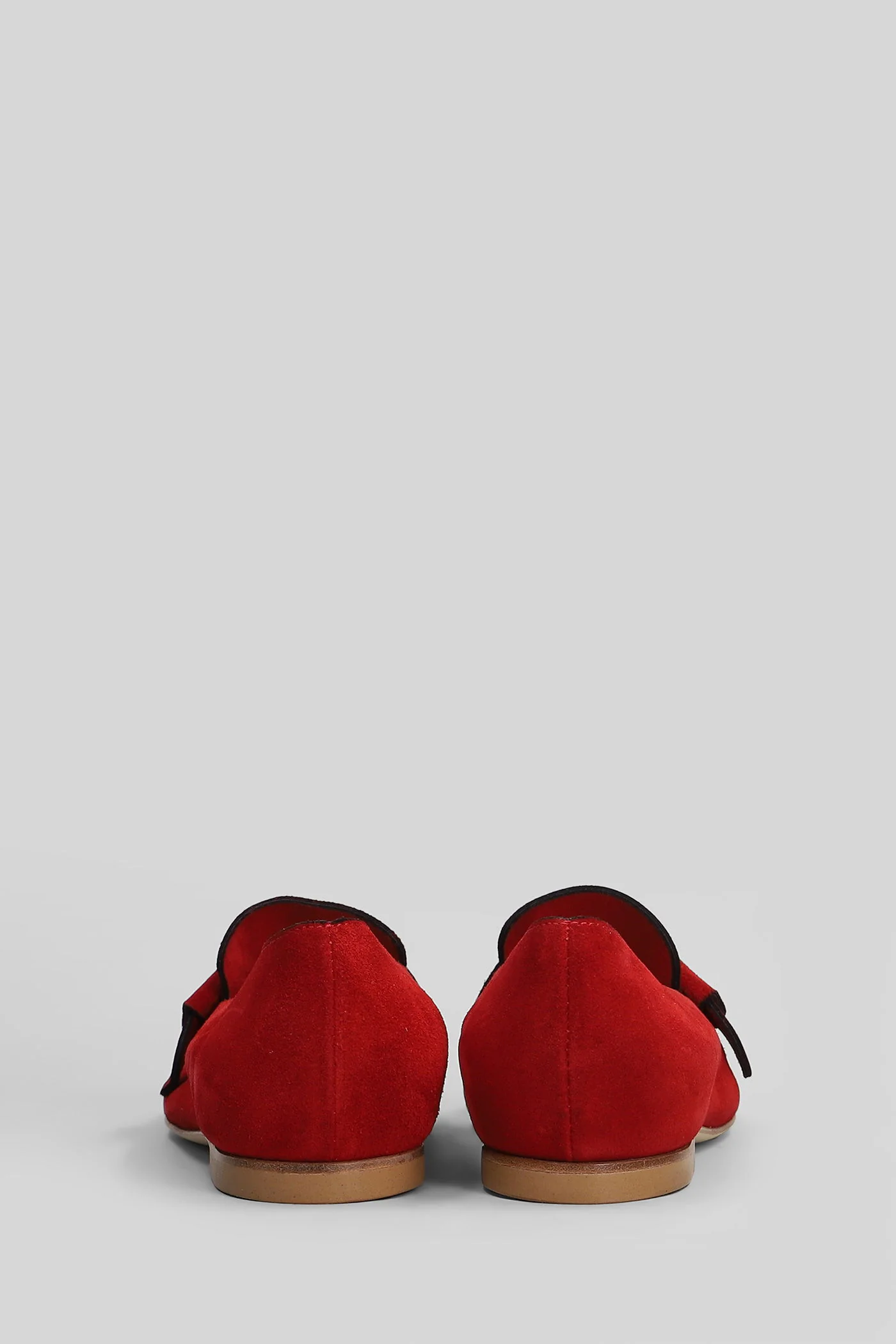 Loafers in red suede - Image 4