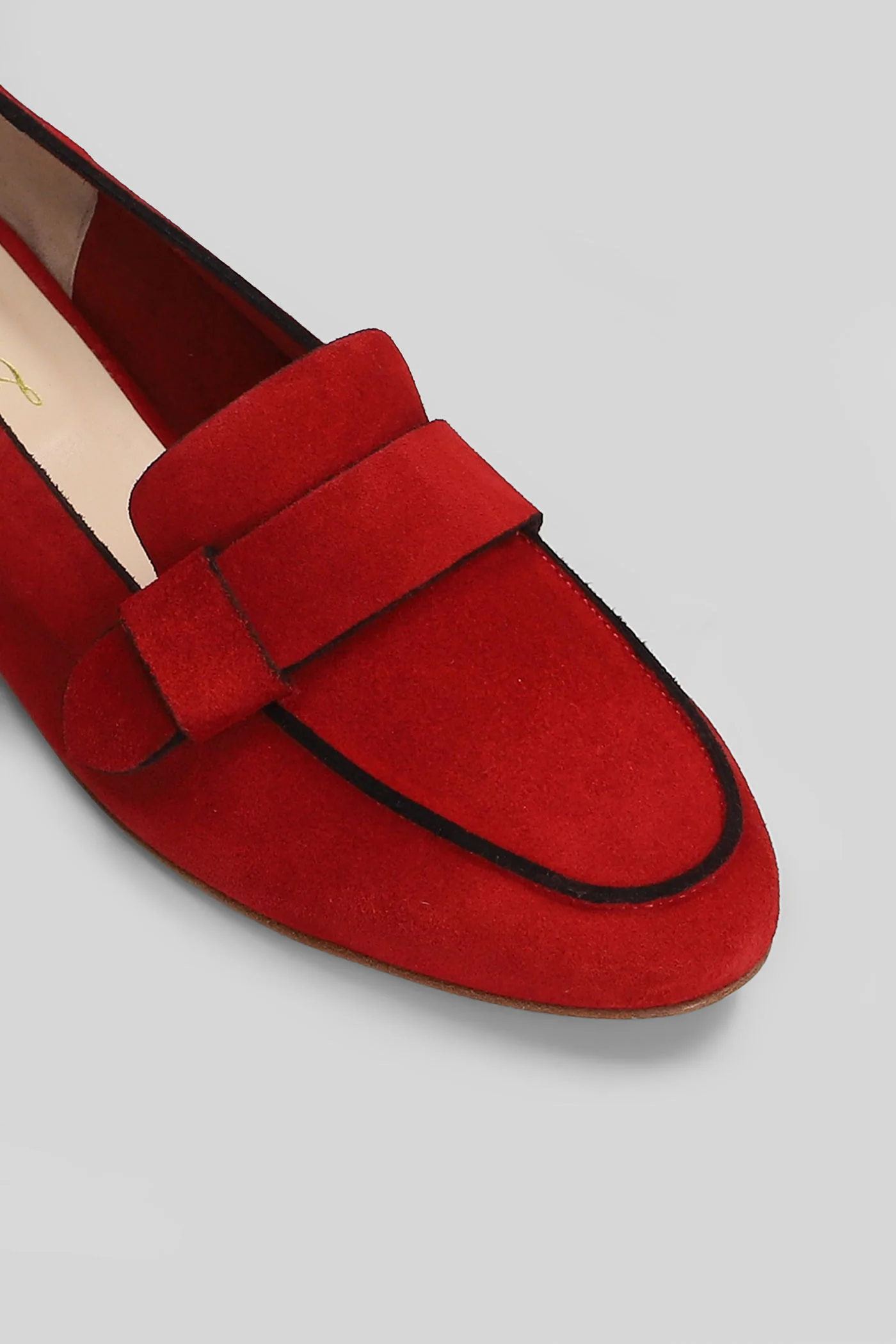 Loafers in red suede - Image 5