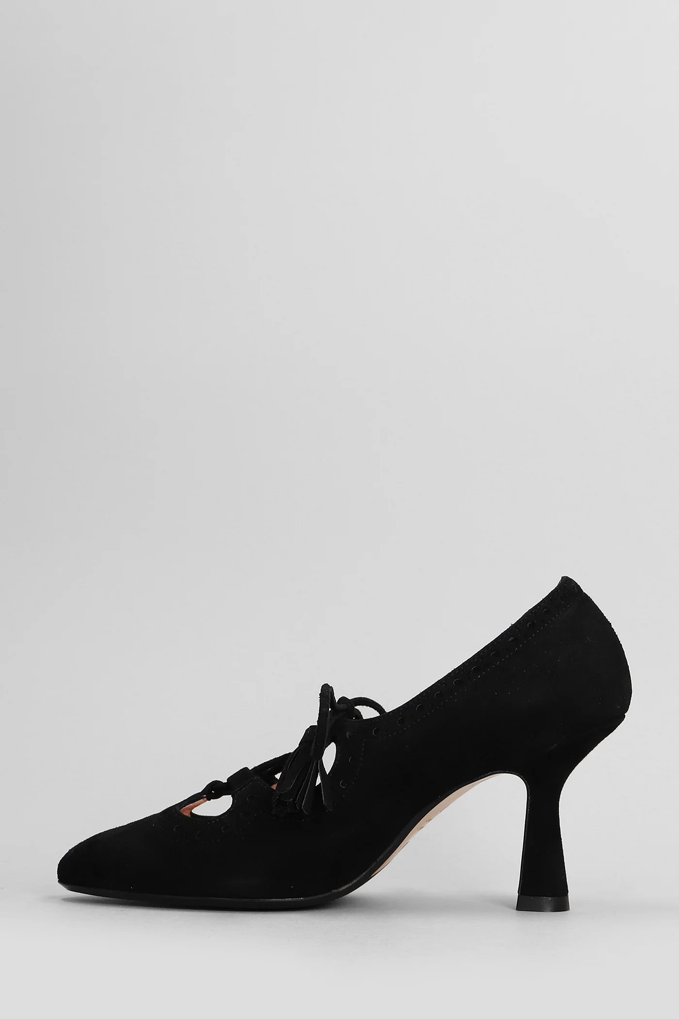 Pumps in black suede - Image 3