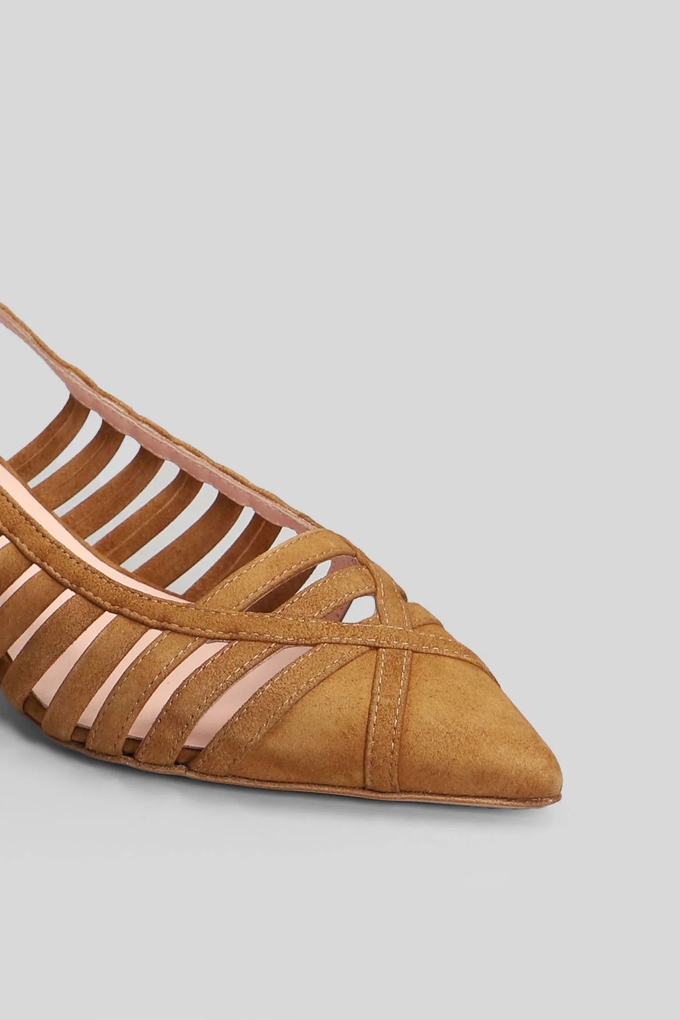 Pumps in leather color suede - Image 5