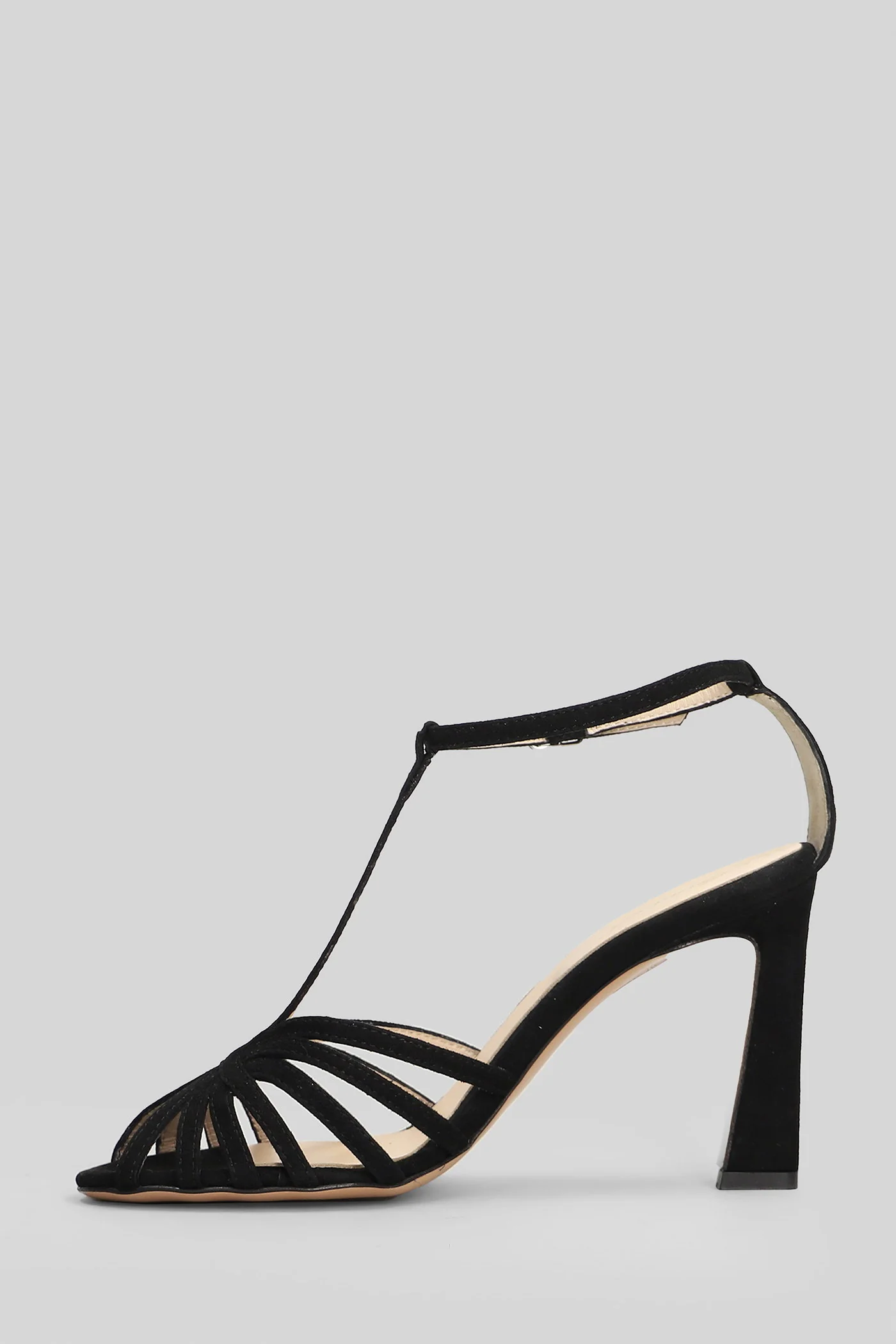 Sandals in black suede - Image 3