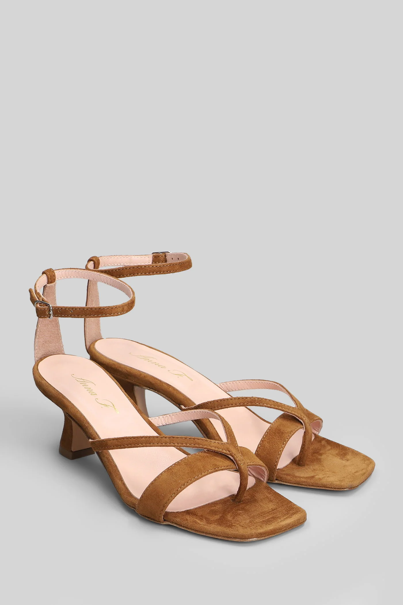 Sandals in leather color suede - Image 2