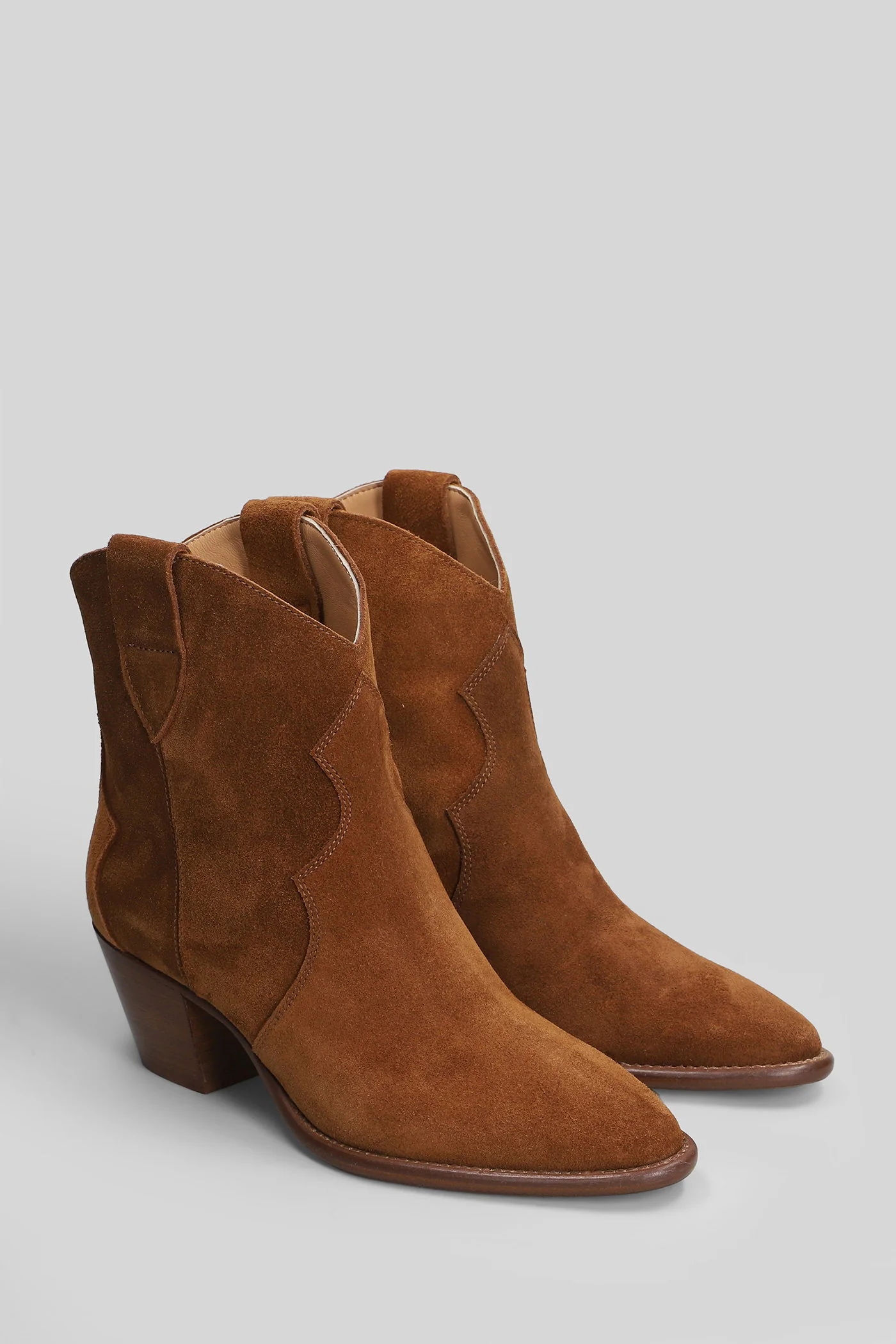texan Ankle boots in brown suede - Image 2