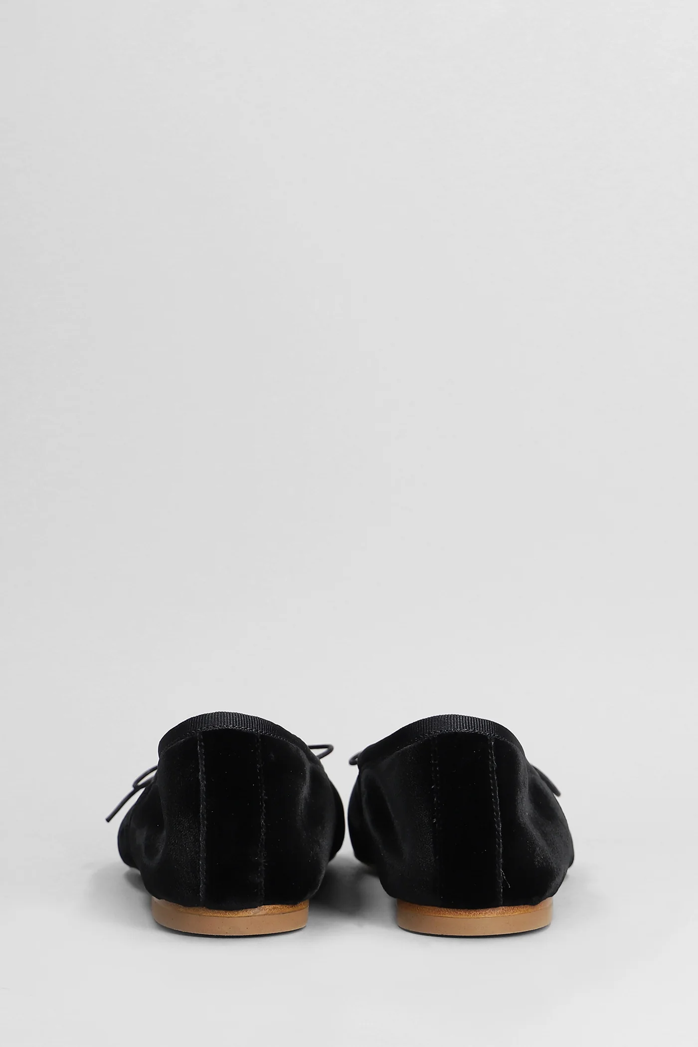 Ballet flats in black velvet - Image 4