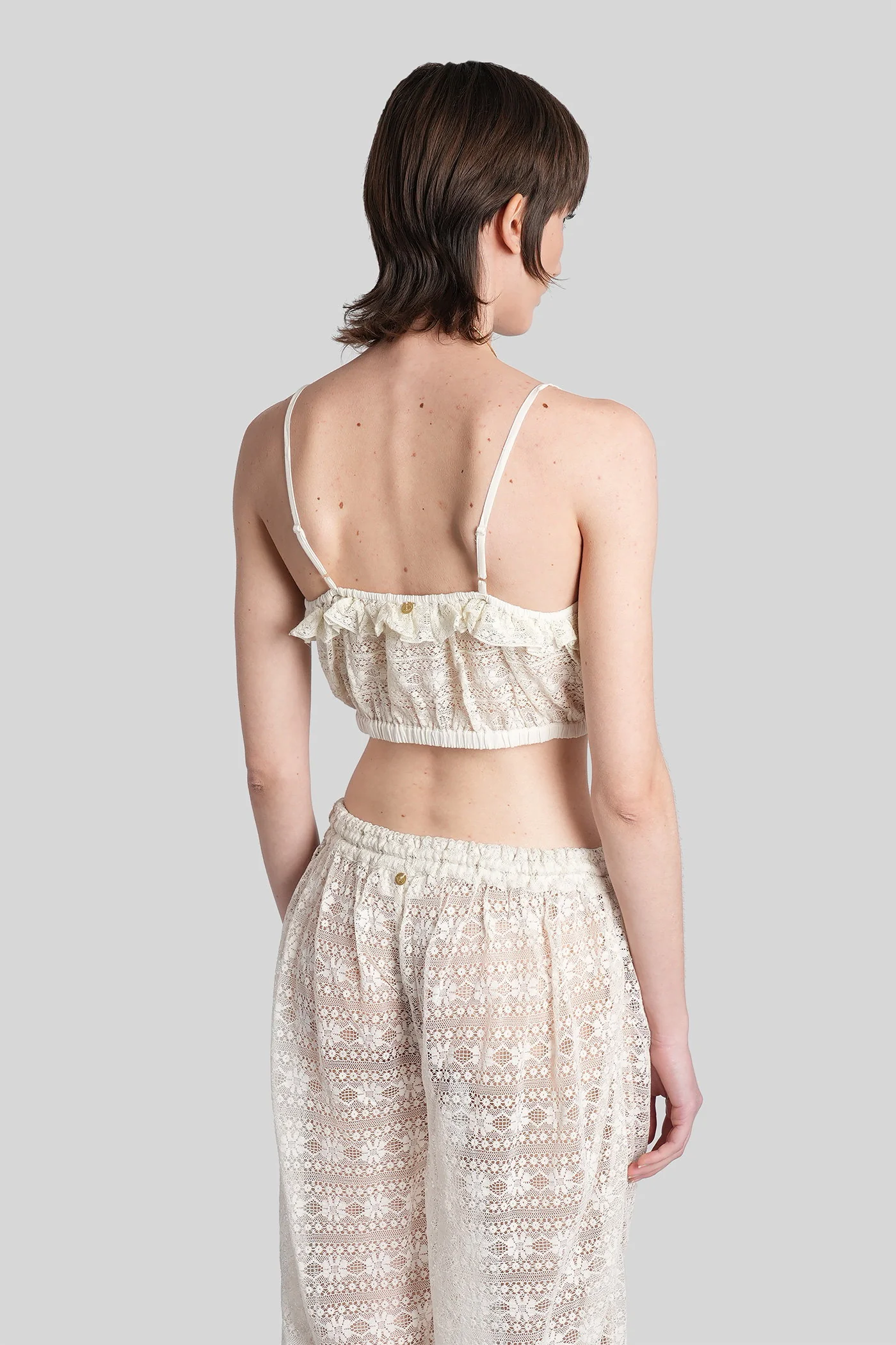 Dolly Topwear in white cotton - Image 3