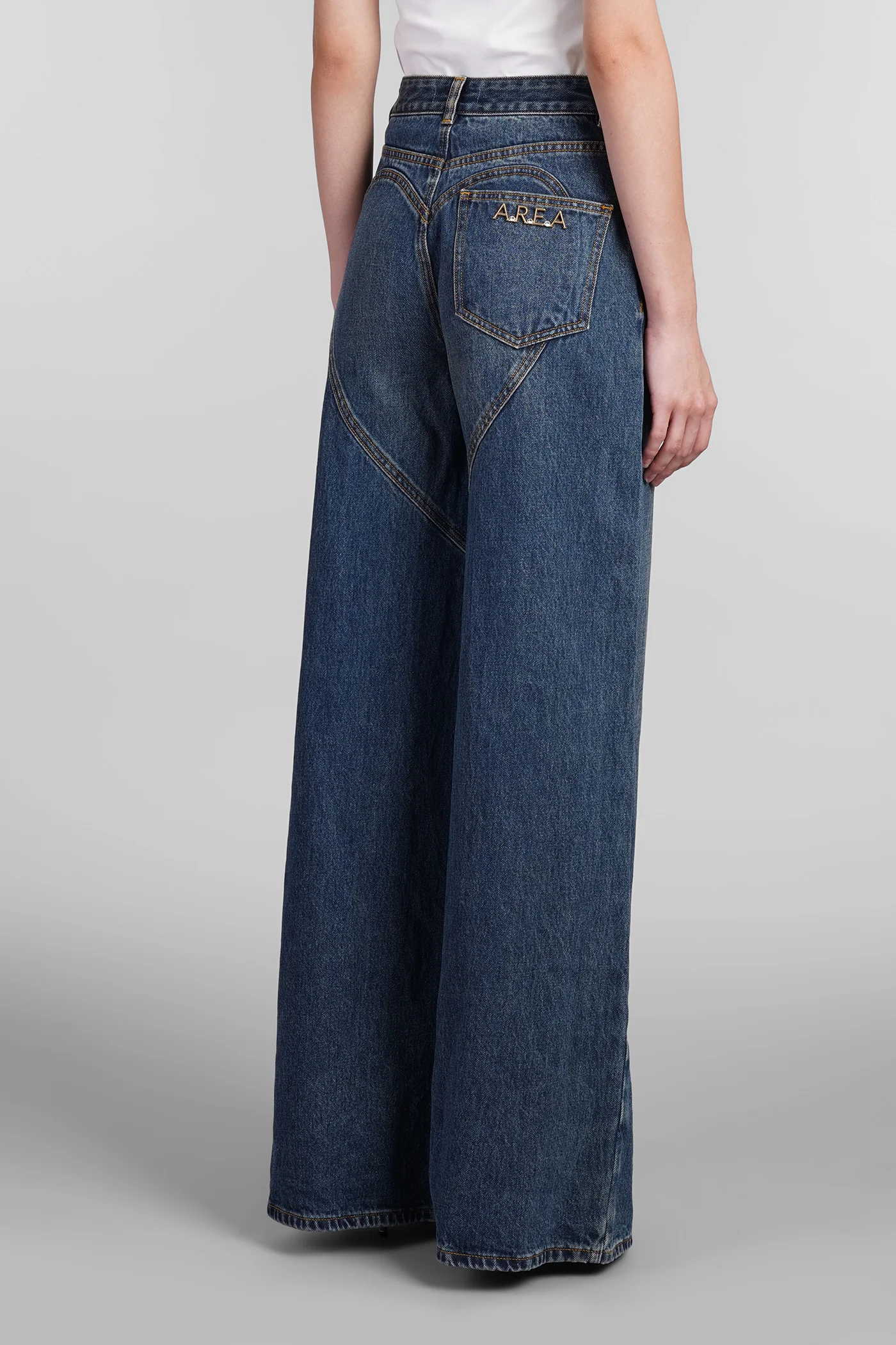 Jeans in blue cotton - Image 3