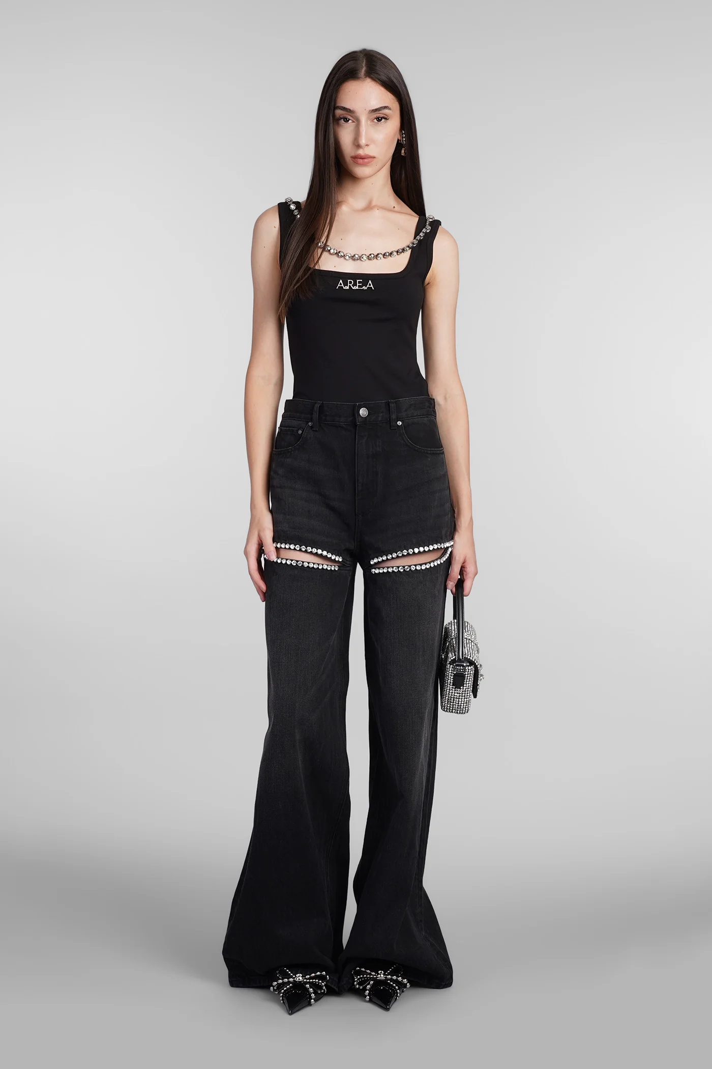 Topwear in black cotton - Image 2