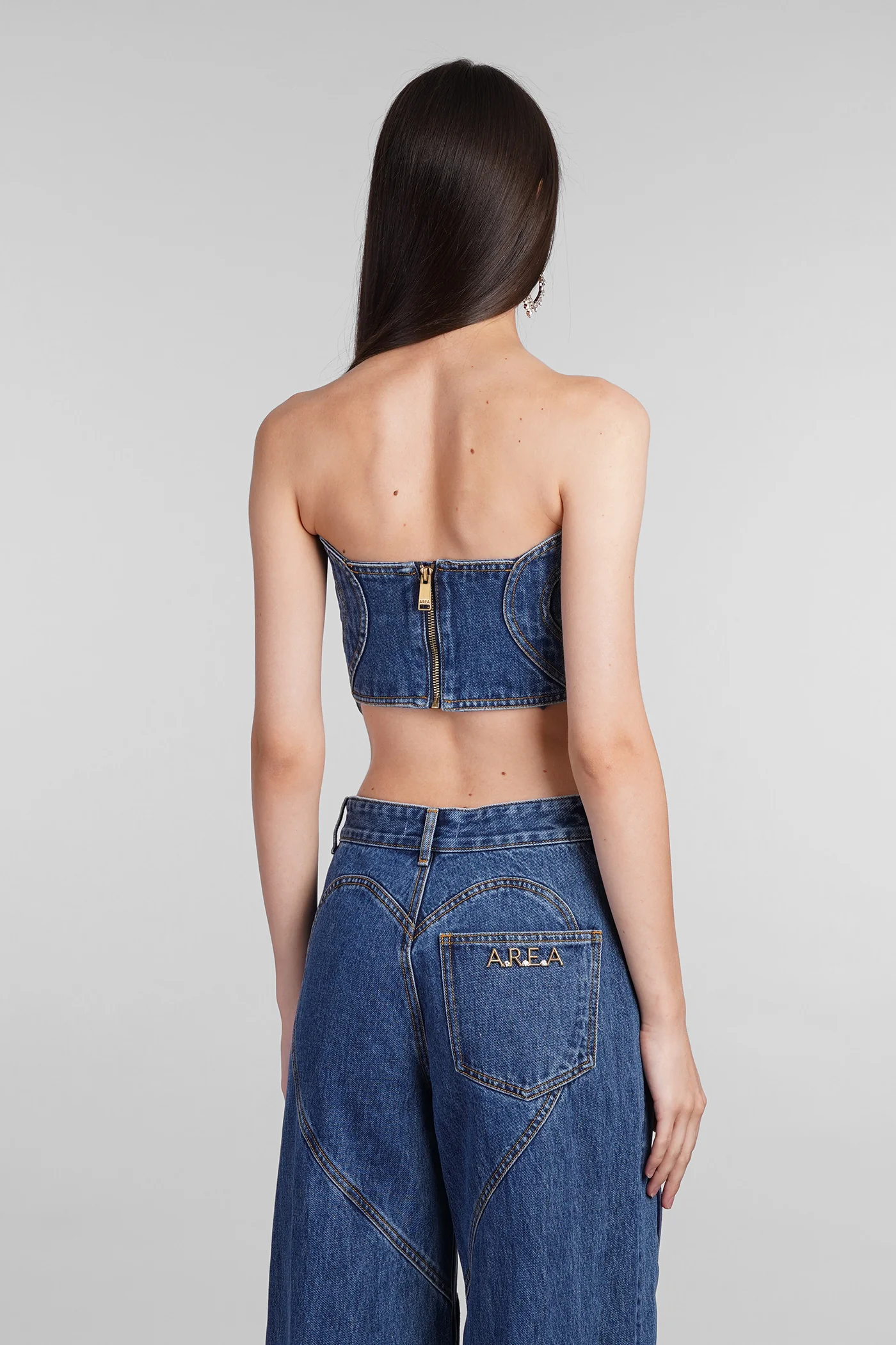 Topwear in blue cotton - Image 3