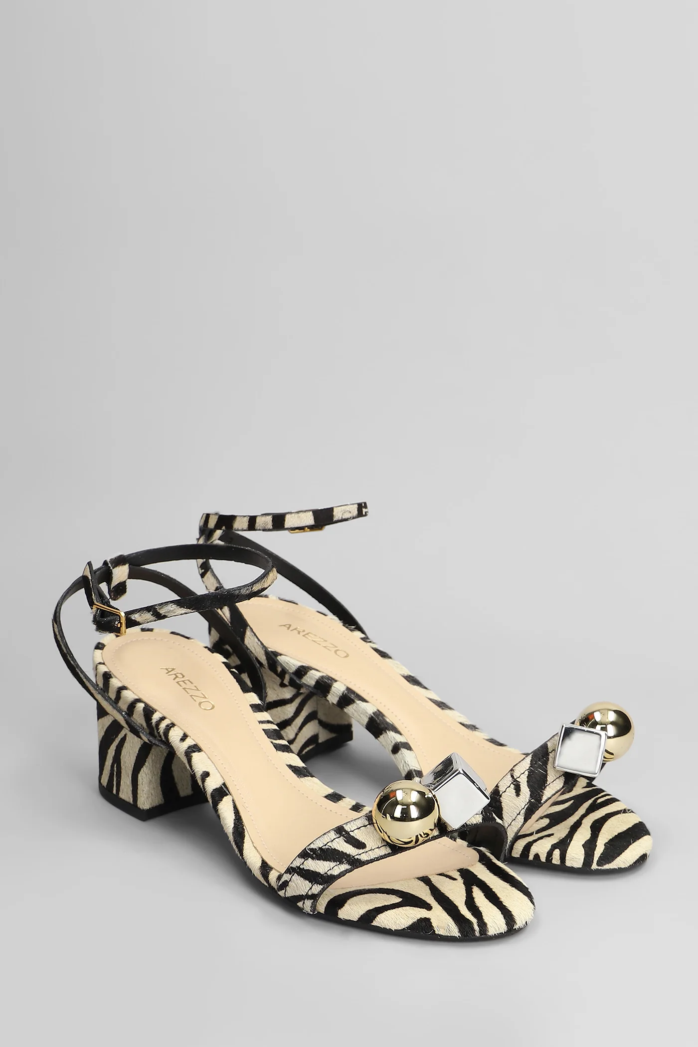 Sandals in Animalier pony skin - Image 2