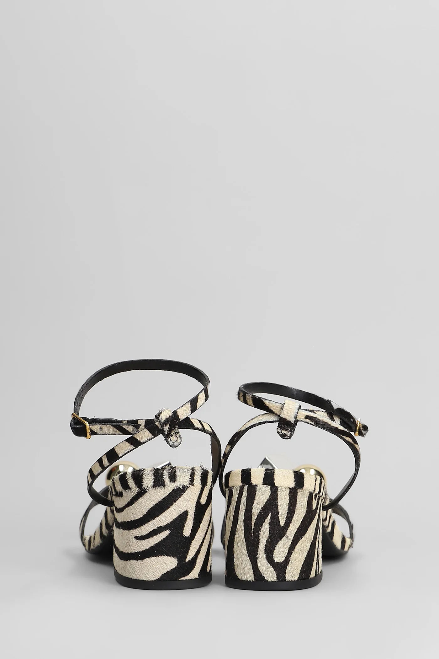 Sandals in Animalier pony skin - Image 4