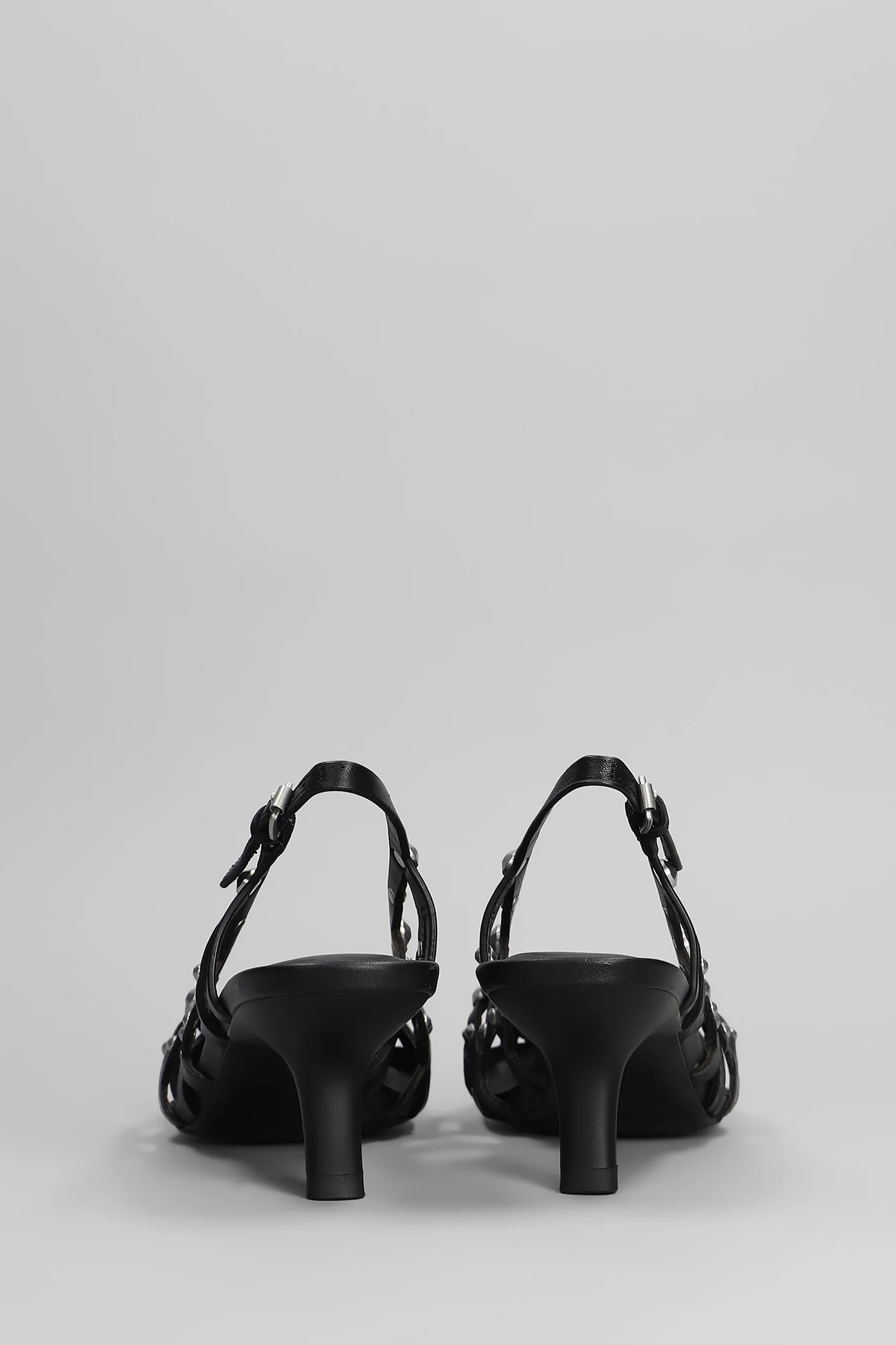 Bizarre Pumps in black leather - Image 4