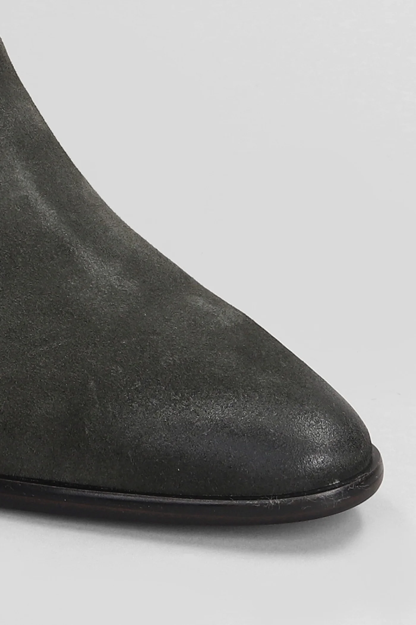 Fame texan Ankle boots in grey suede - Image 5