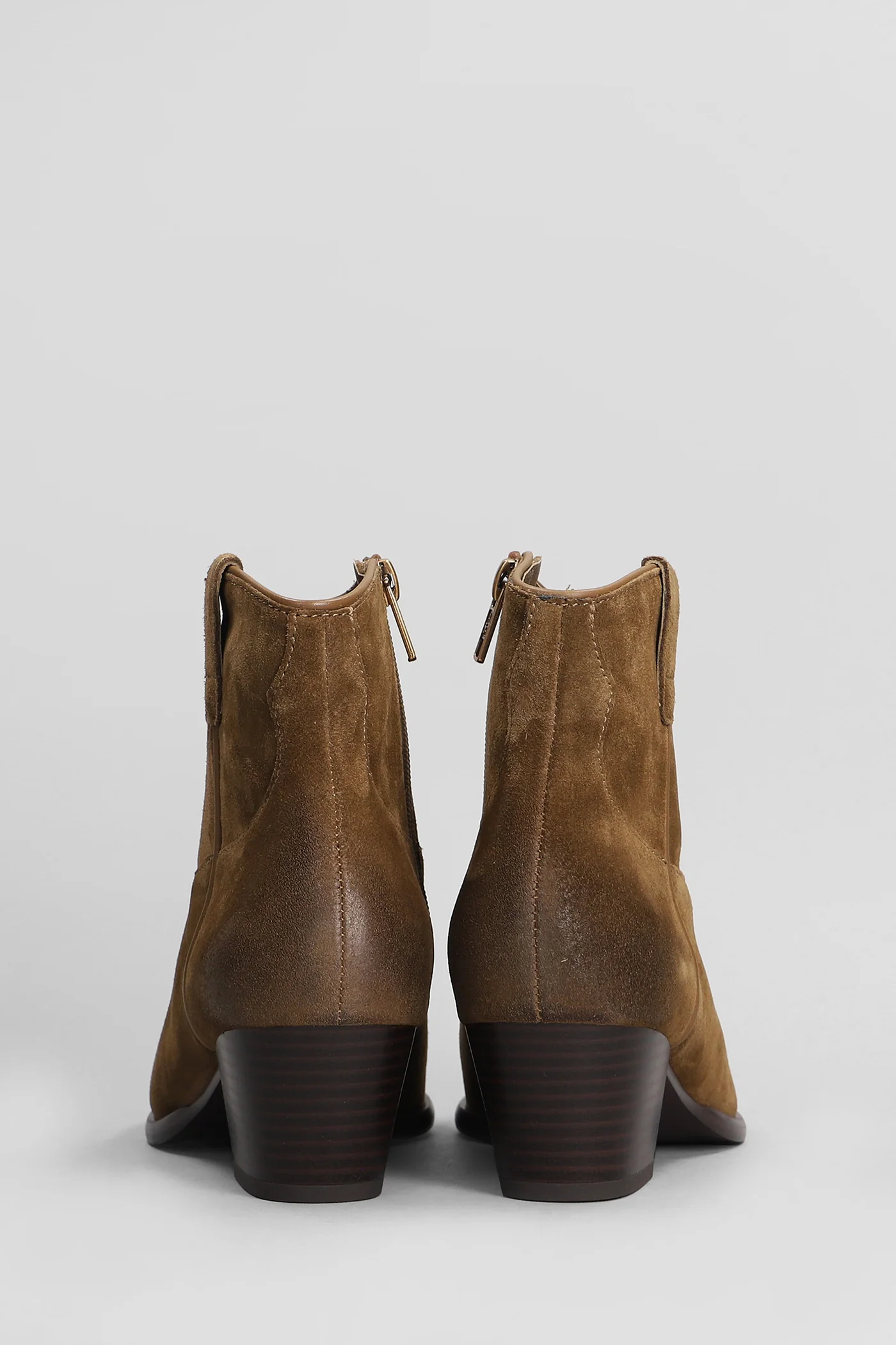 Fame texan Ankle boots in leather color suede - Image 4