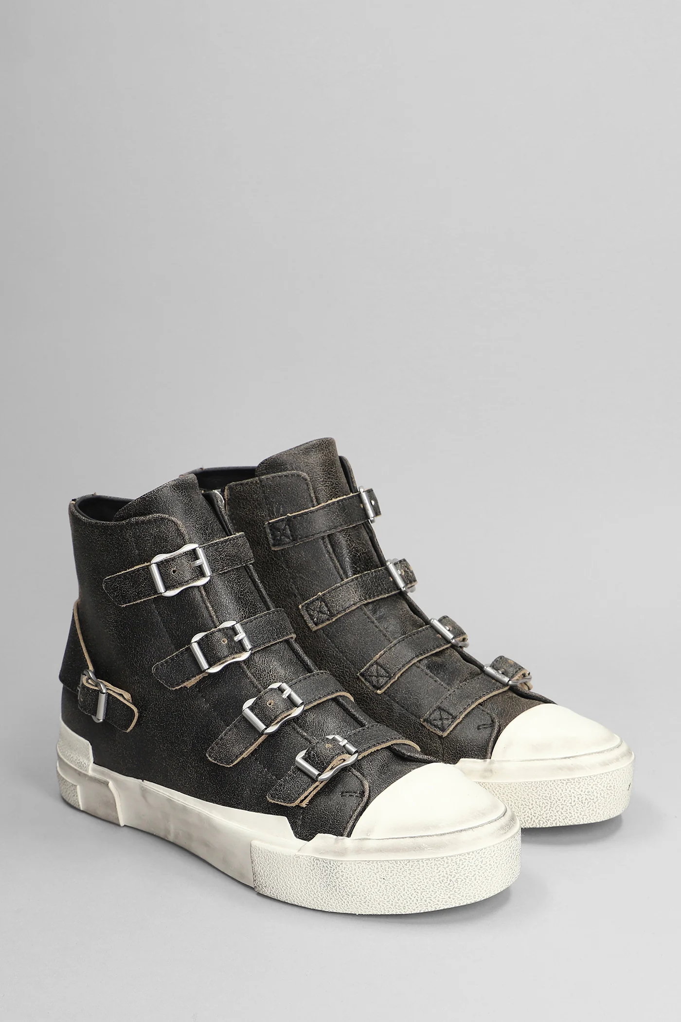 Gang Sneakers in black leather - Image 2