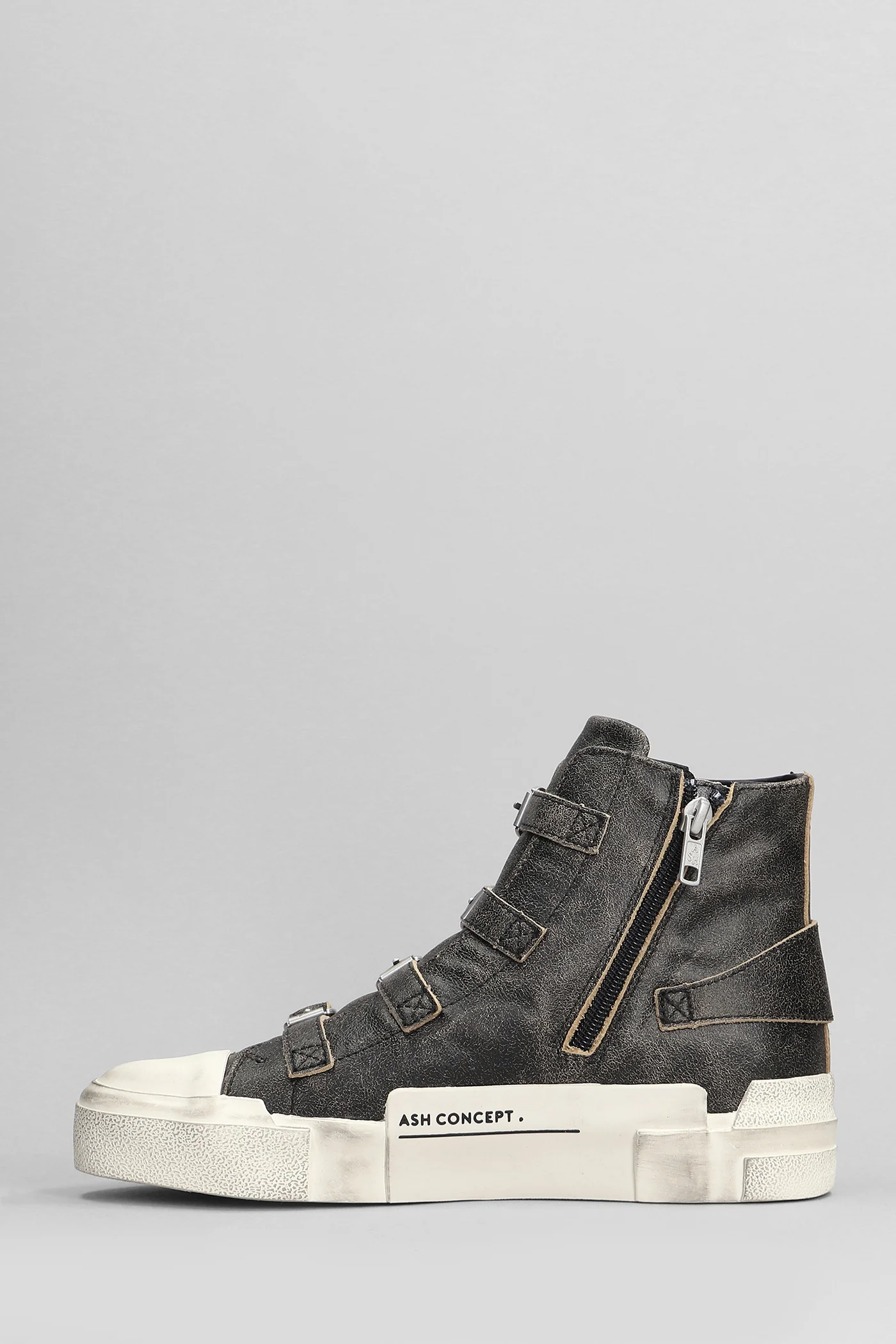 Gang Sneakers in black leather - Image 3
