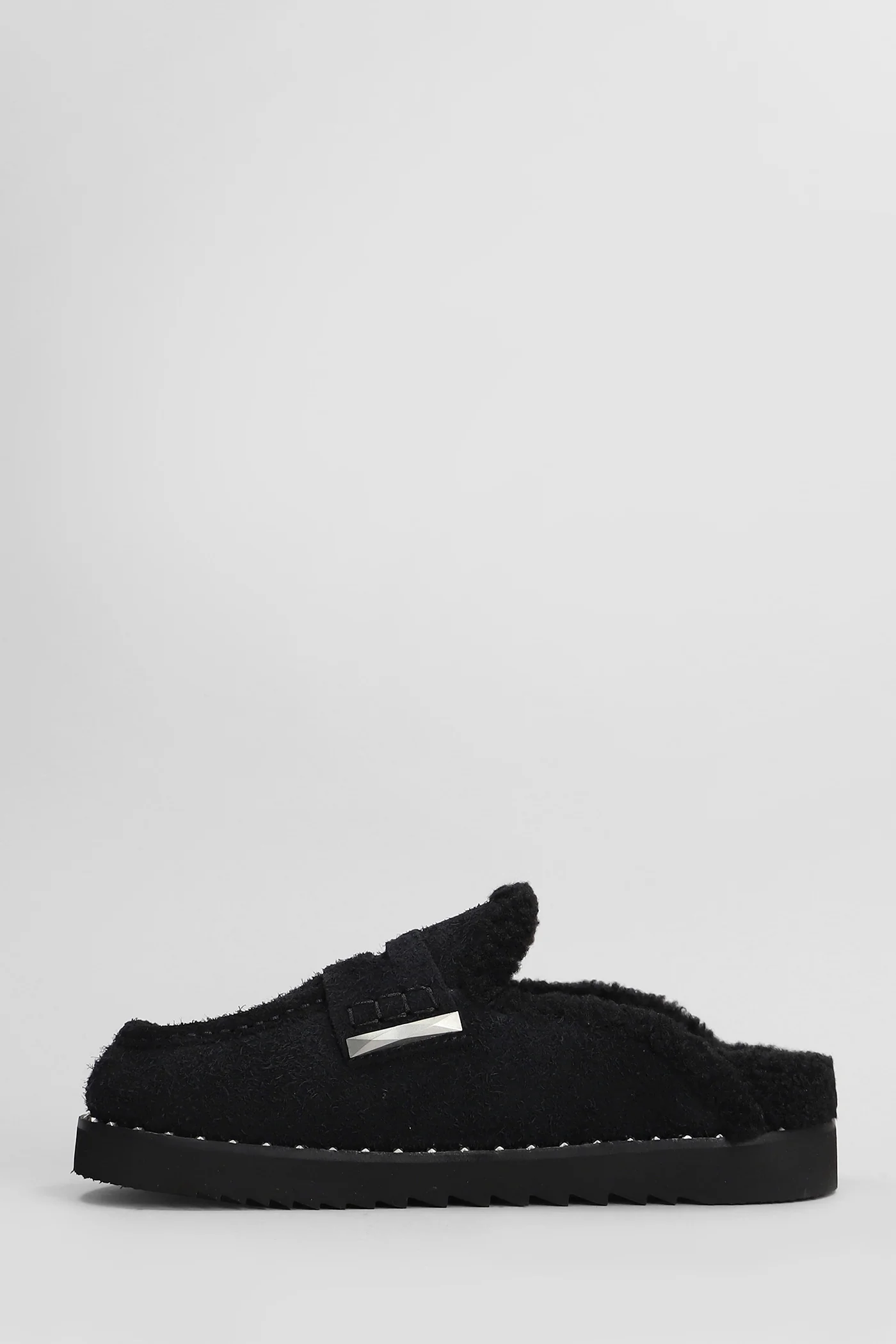 Genda Slipper-Mule in black suede - Image 3