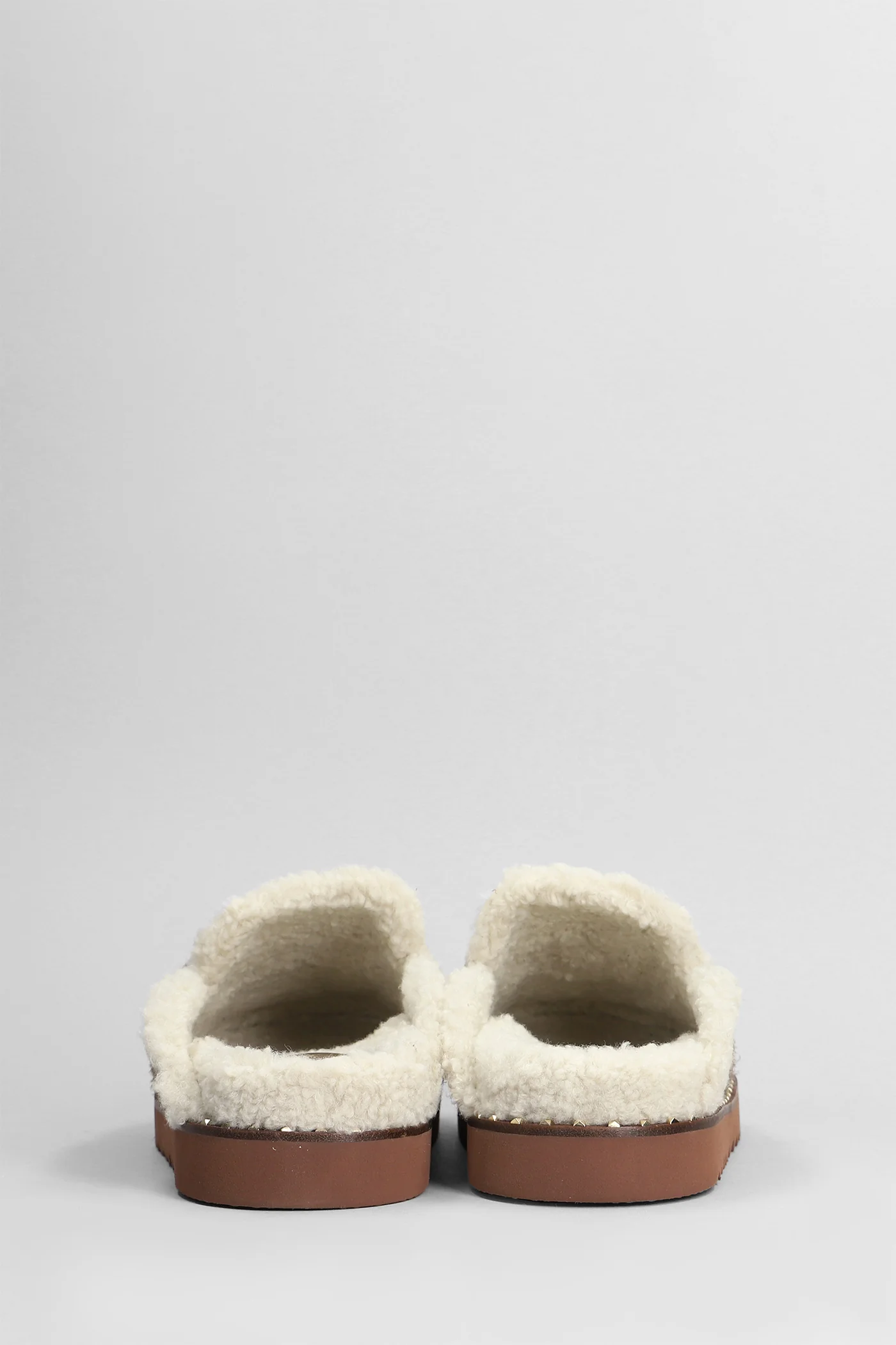 Genda Slipper-Mule in taupe suede - Image 4