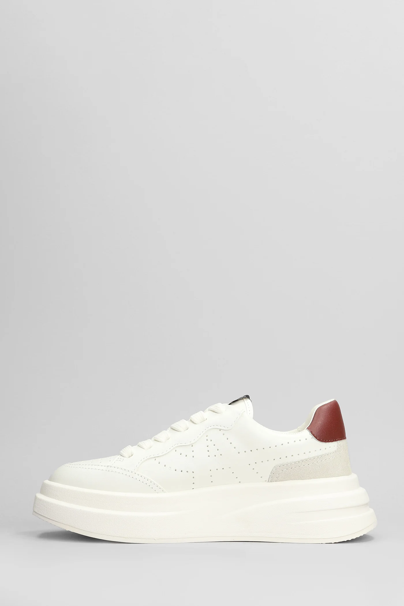 Impuls Bis Sneakers in white leather - Image 3