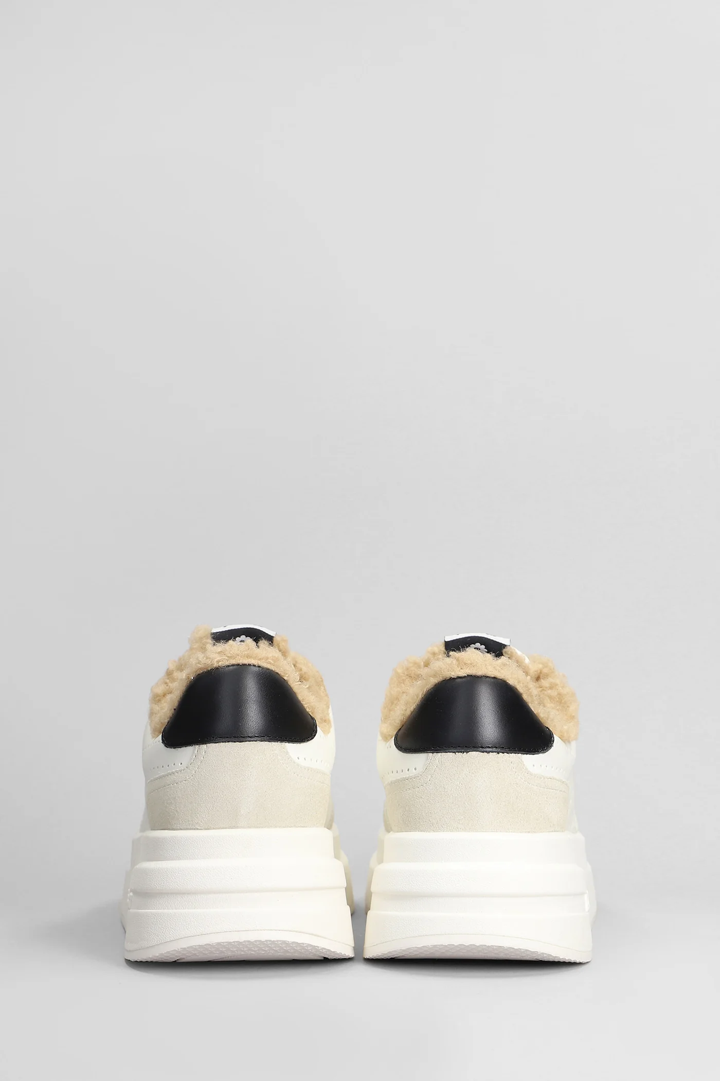 Impulsfur Sneakers in white suede and leather - Image 4
