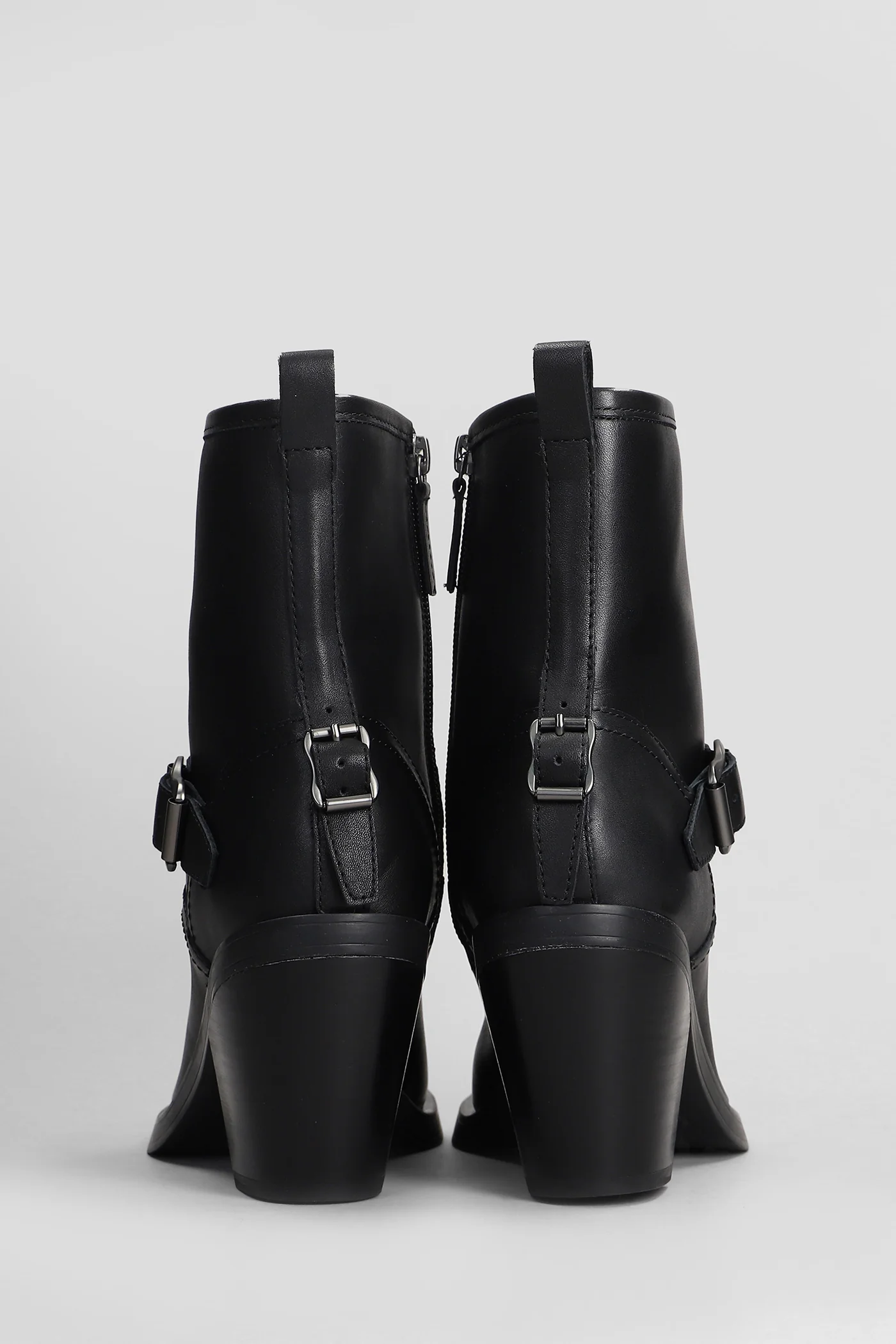 Joy texan Ankle boots in black leather - Image 4