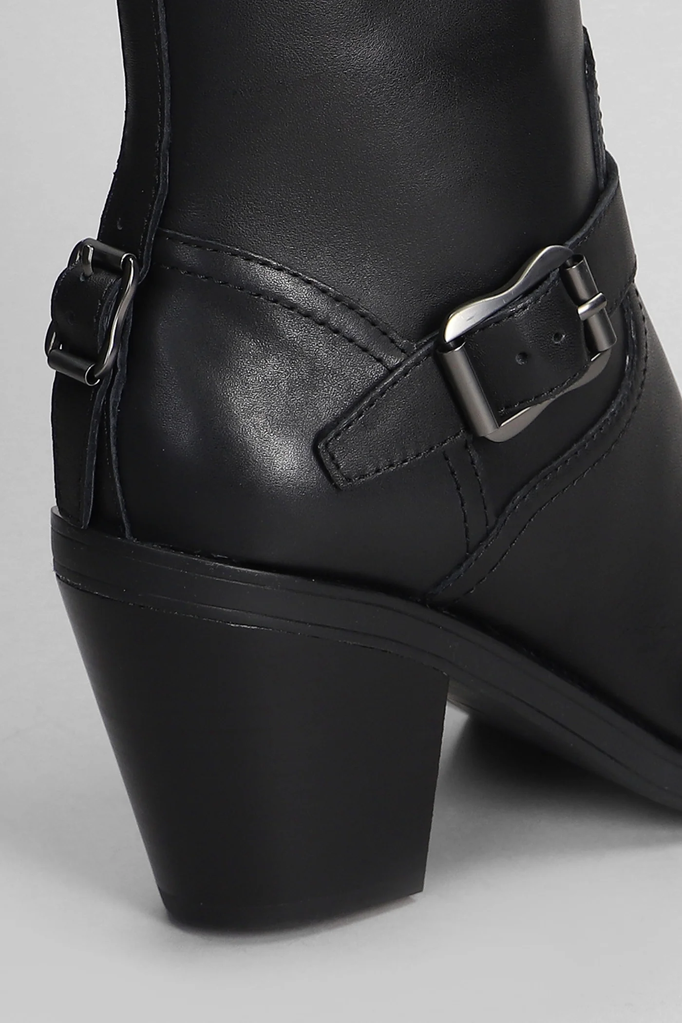 Joy texan Ankle boots in black leather - Image 5