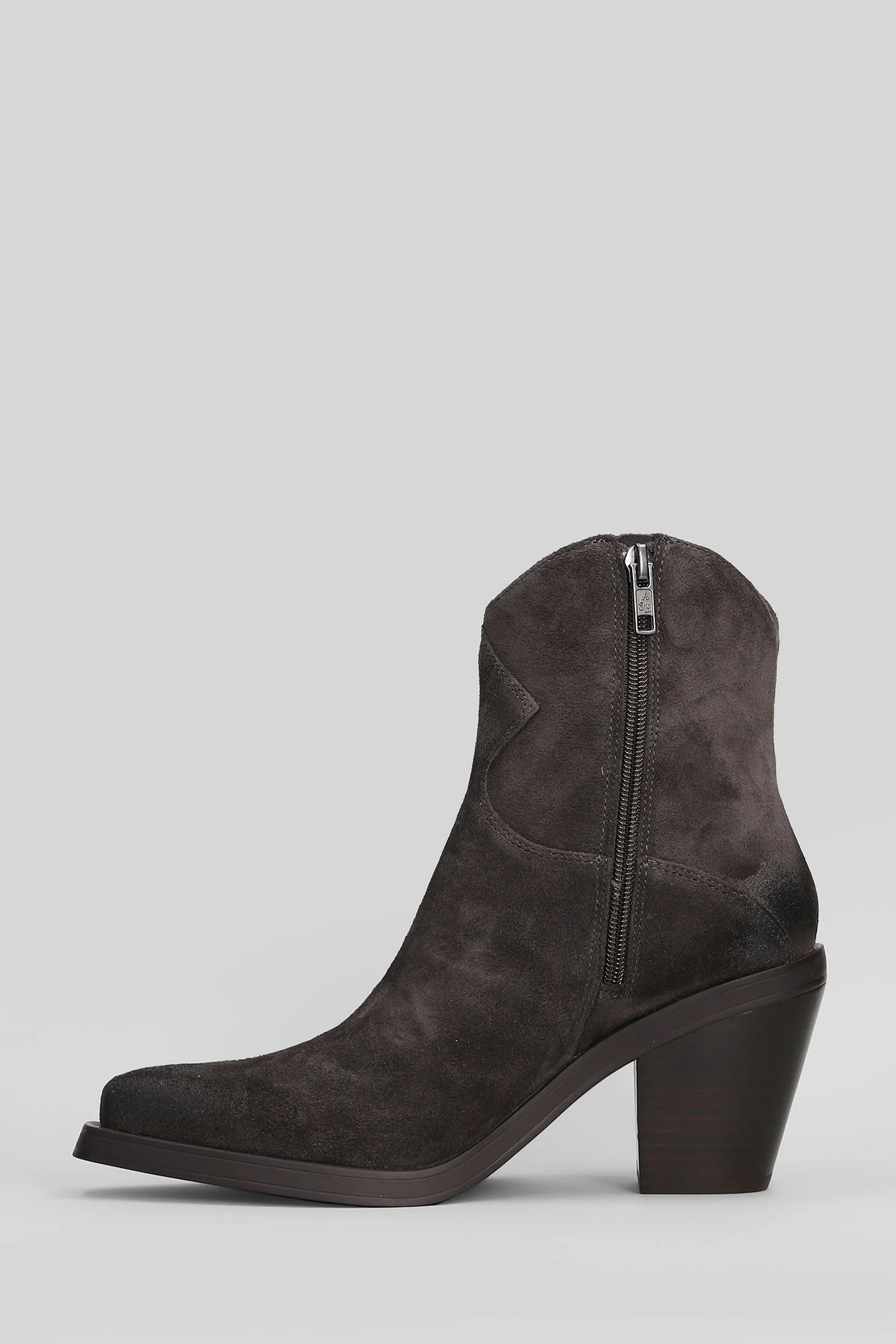 Judy 03 texan Ankle boots in brown suede - Image 3