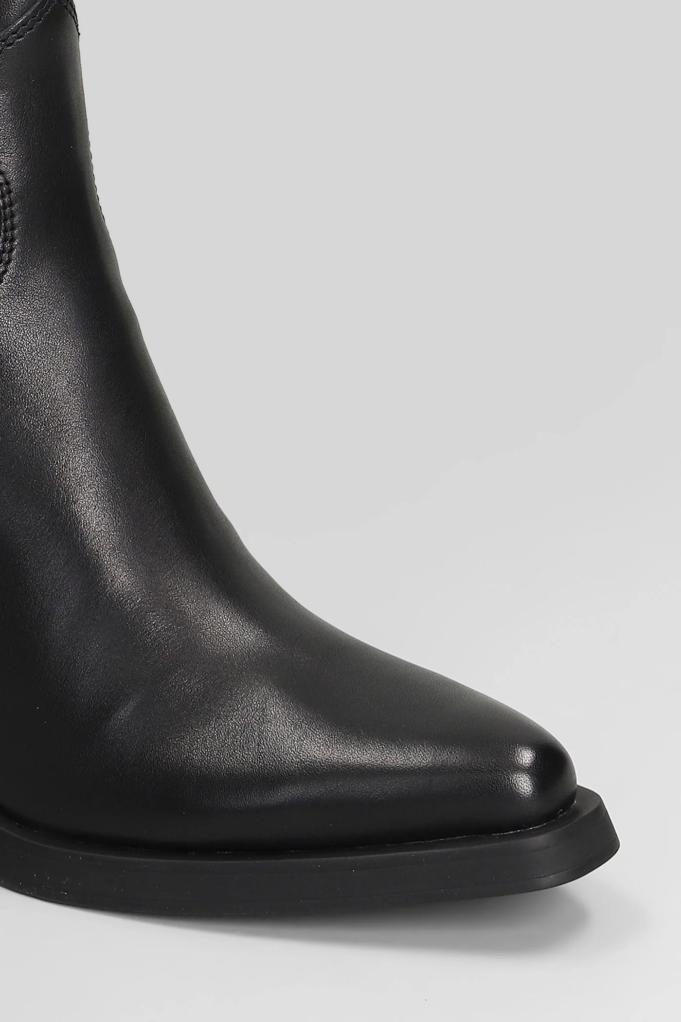 Judy texan Ankle boots in black leather - Image 5