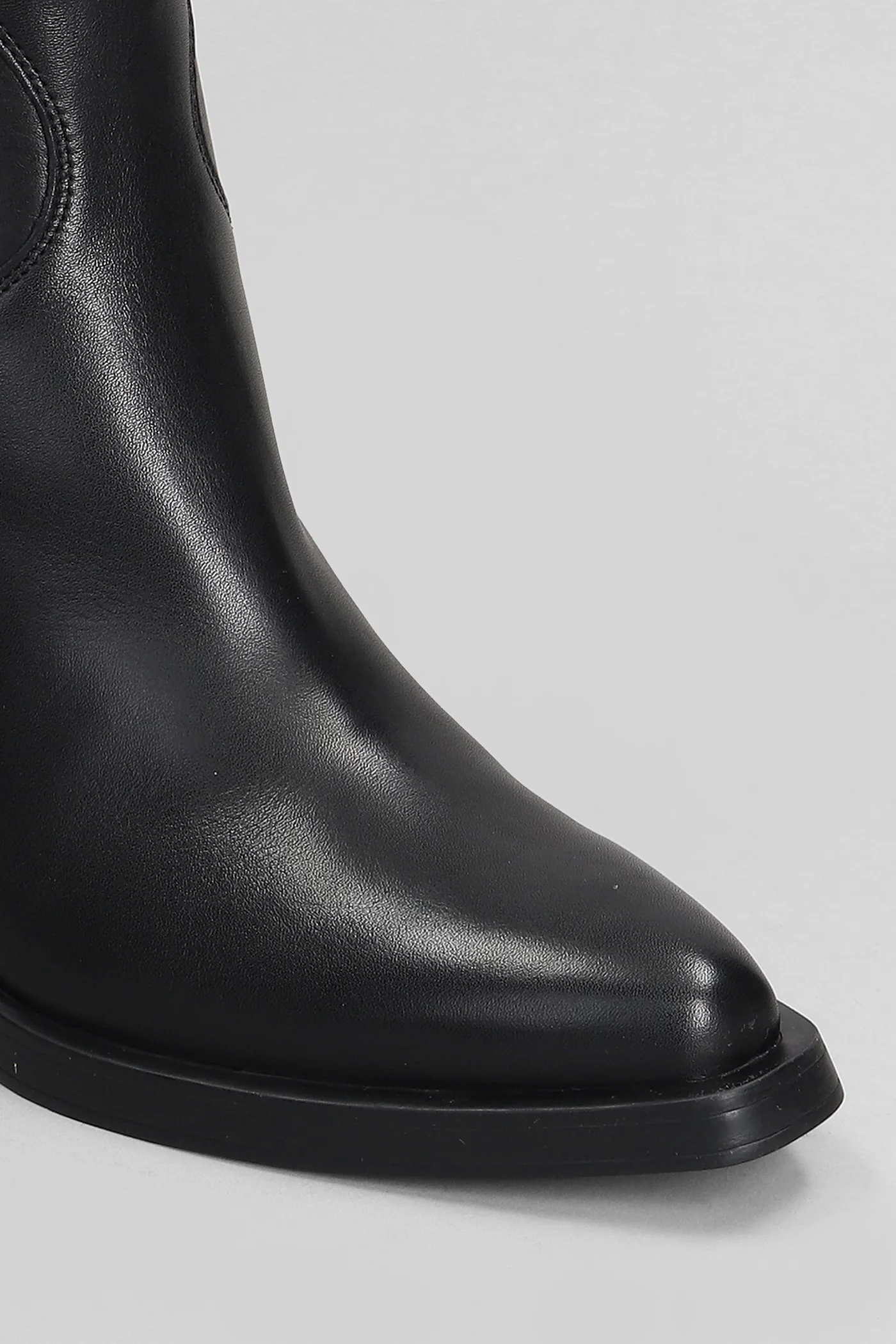 Judy texan Ankle boots in black leather - Image 5