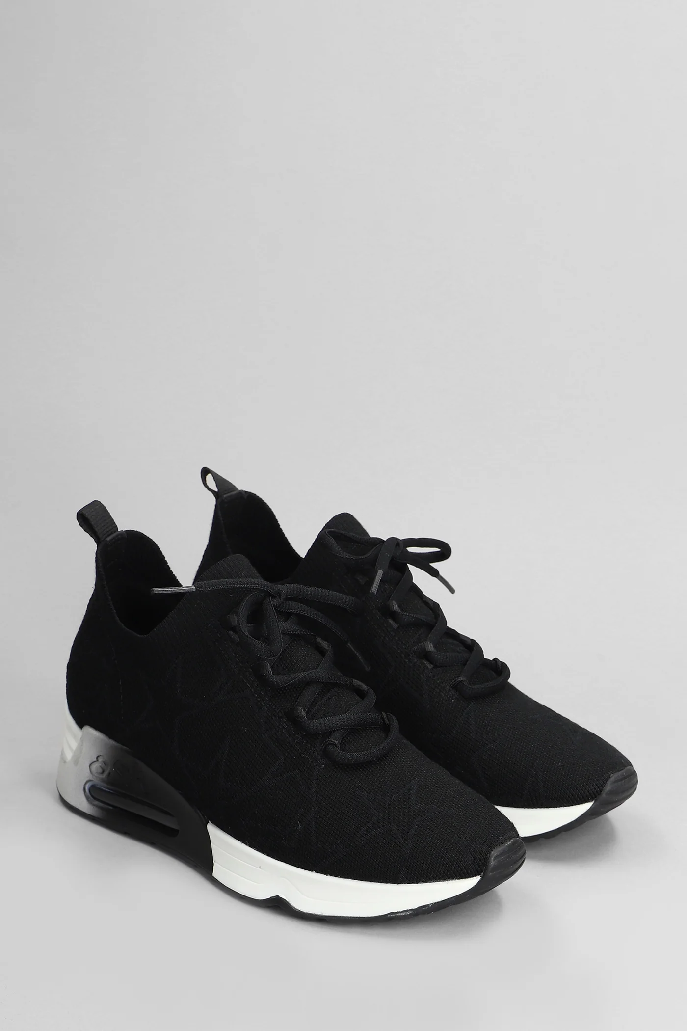 Lucky Star Sneakers in black fabric - Image 2