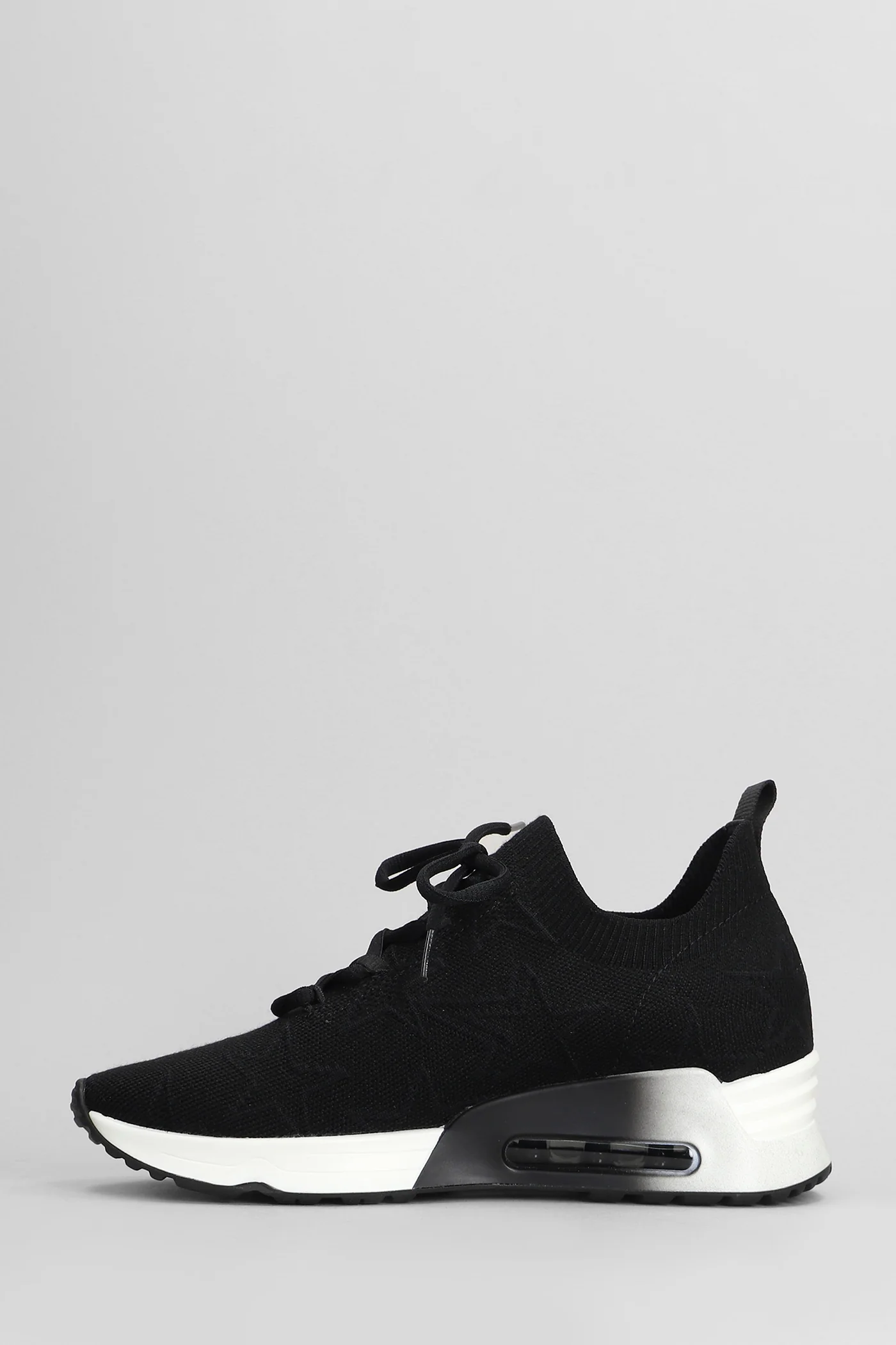 Lucky Star Sneakers in black fabric - Image 3
