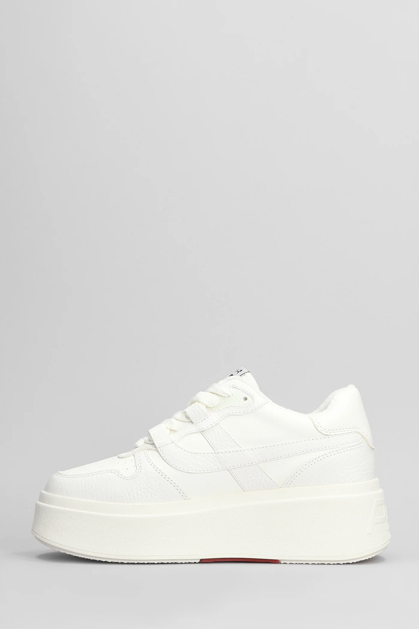 Match Sneakers in white leather - Image 3