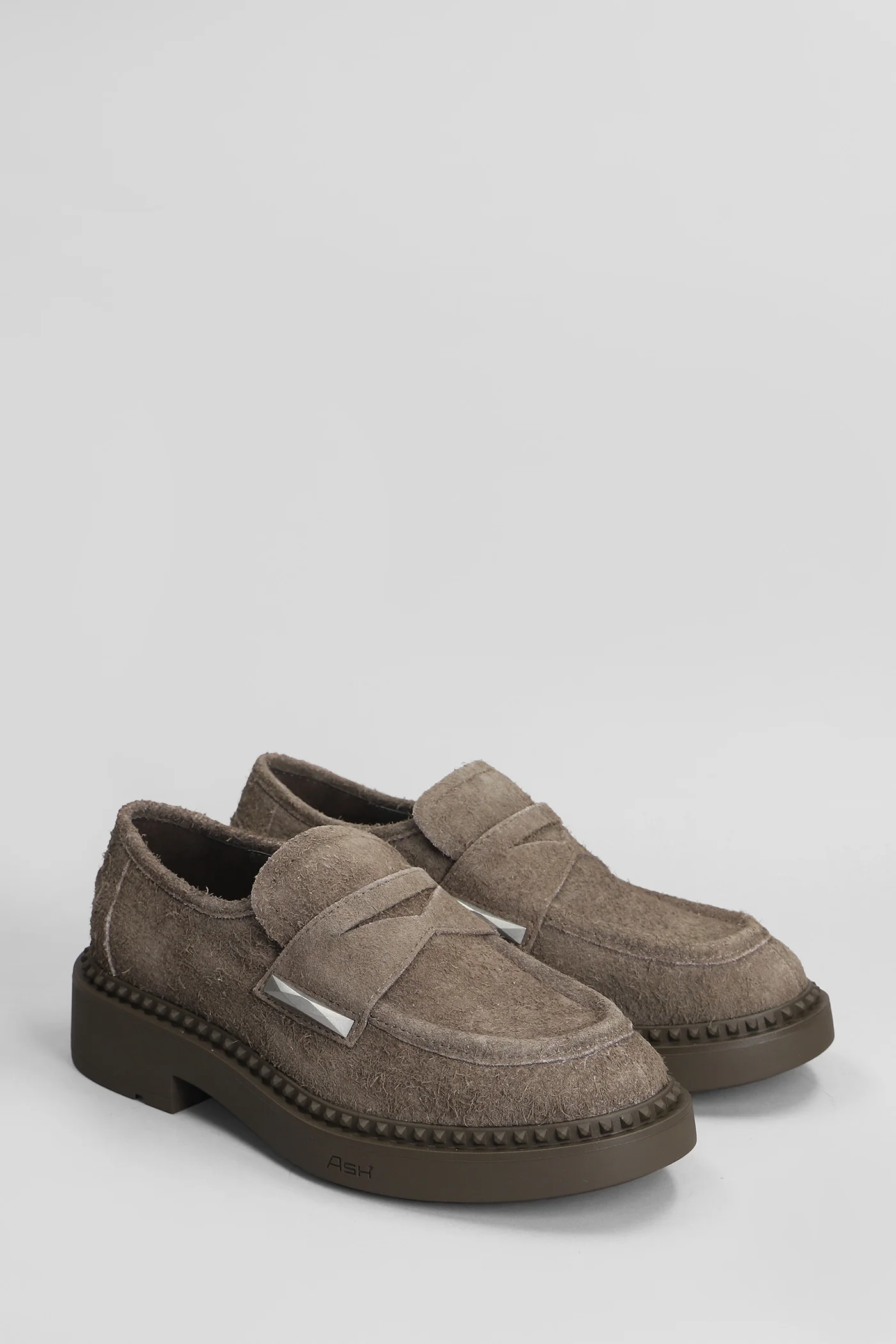 Medusa Loafers in brown suede - Image 2