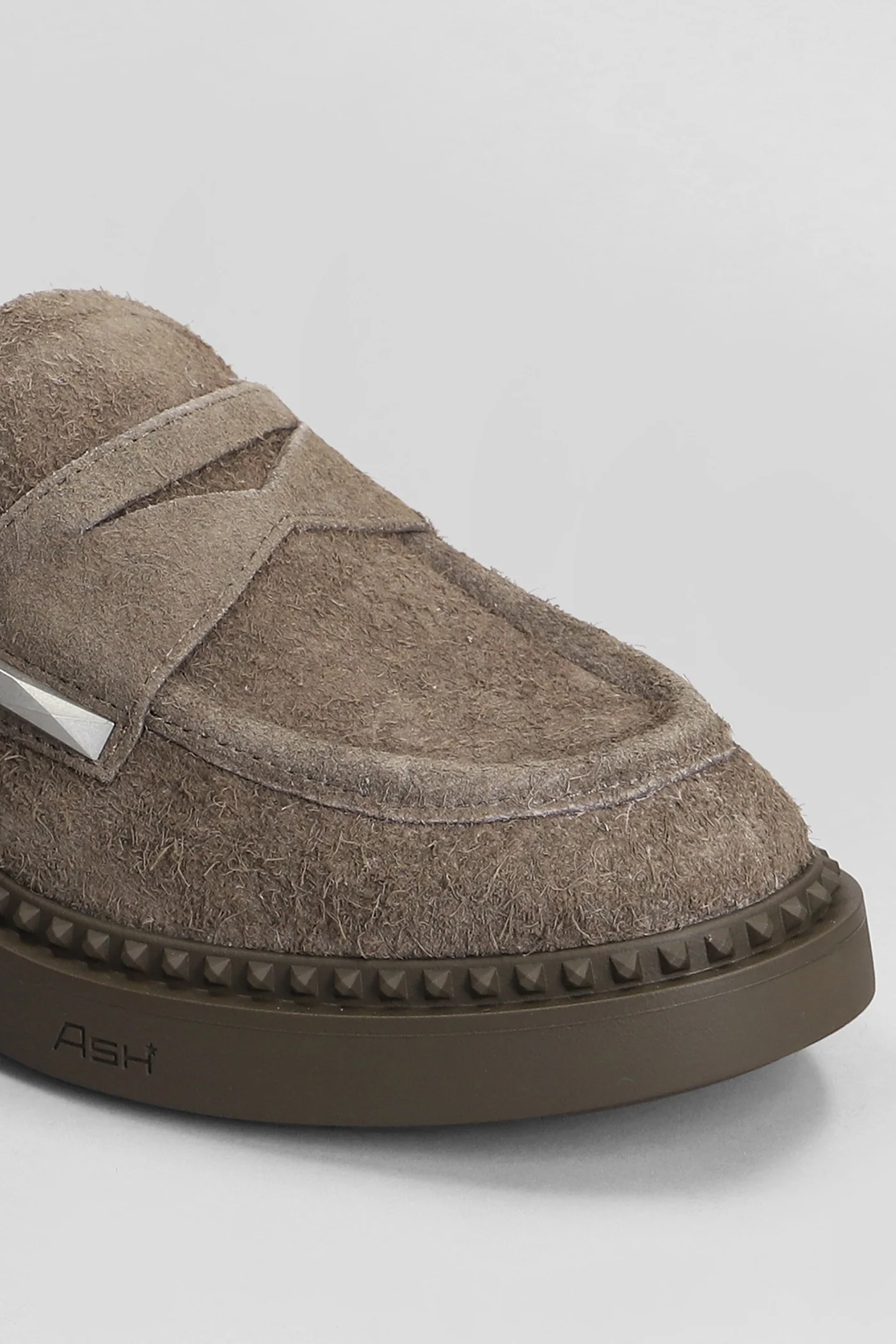 Medusa Loafers in brown suede - Image 5