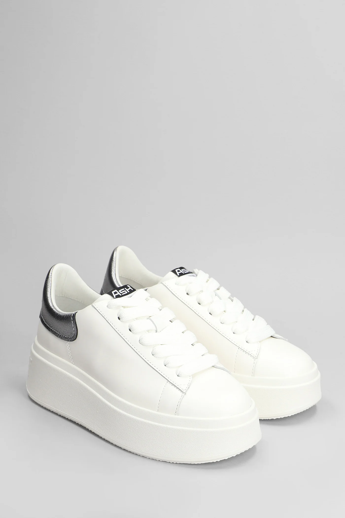 Moby Sneakers in white leather - Image 2