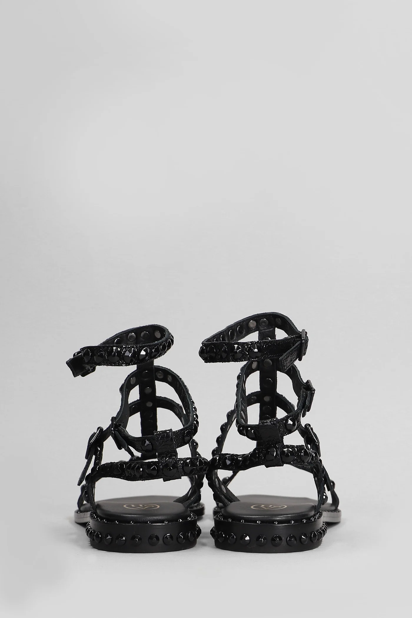 Paly Bis Flats in black leather - Image 4