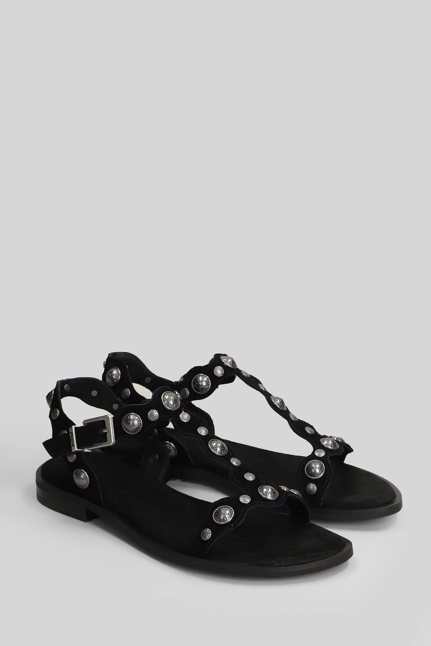 Phanny Flat sandal-slipper in black suede - Image 2