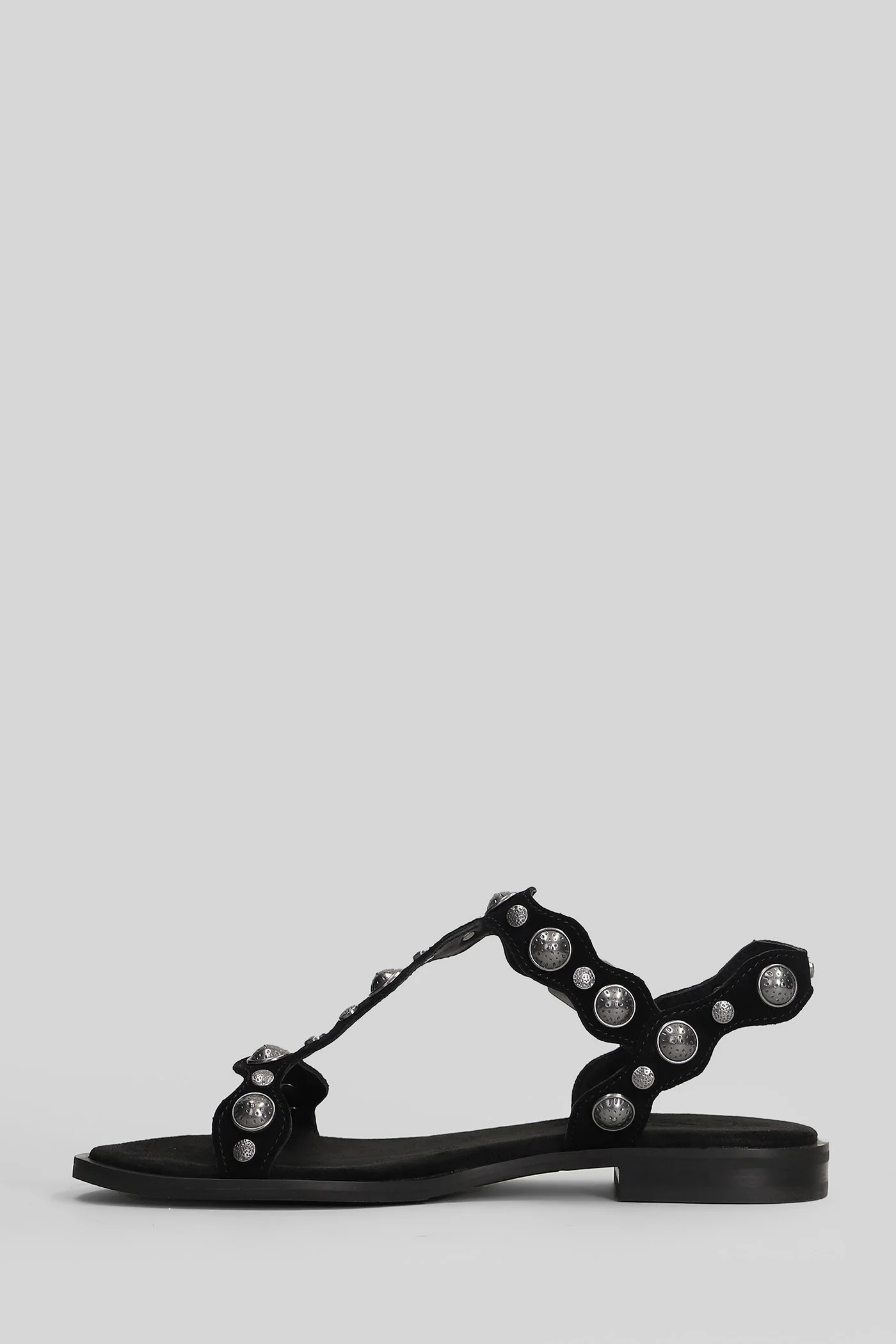 Phanny Flat sandal-slipper in black suede - Image 3