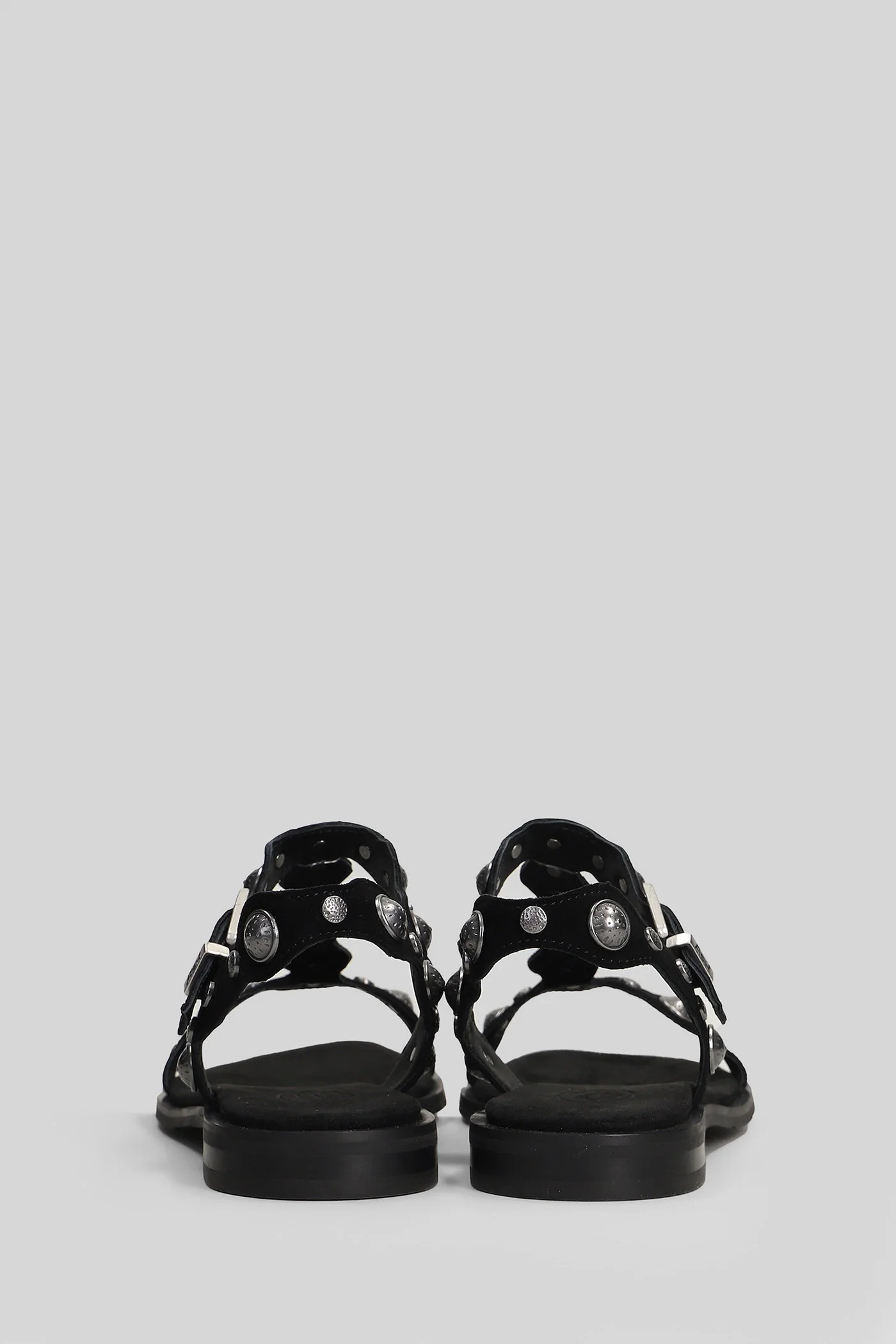 Phanny Flat sandal-slipper in black suede - Image 4