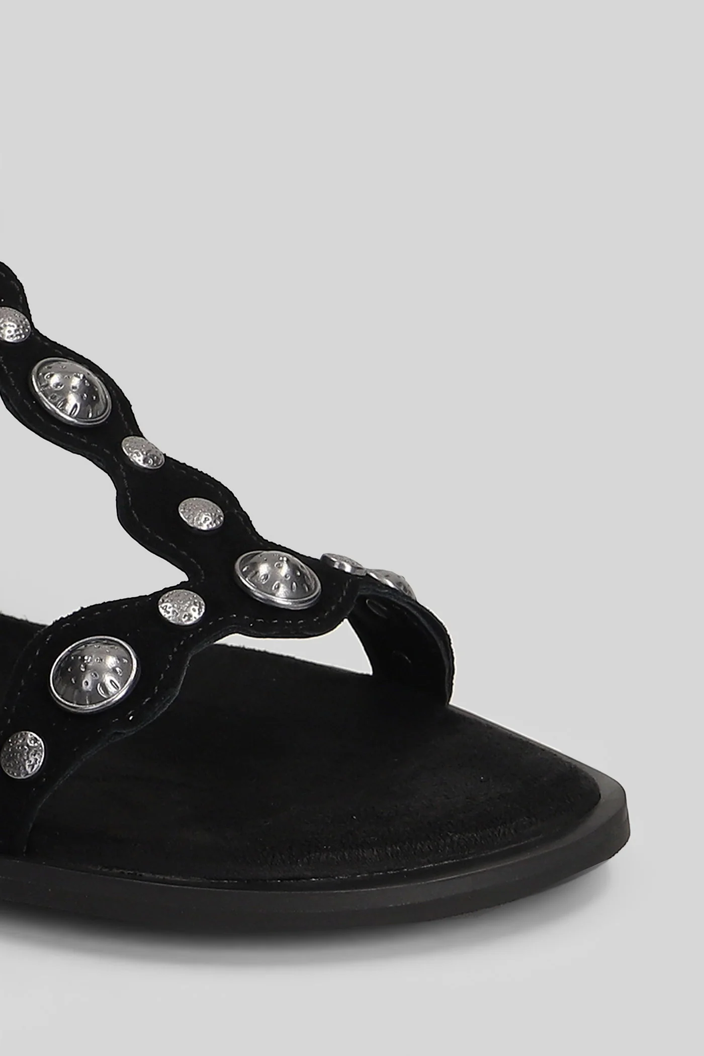 Phanny Flat sandal-slipper in black suede - Image 5