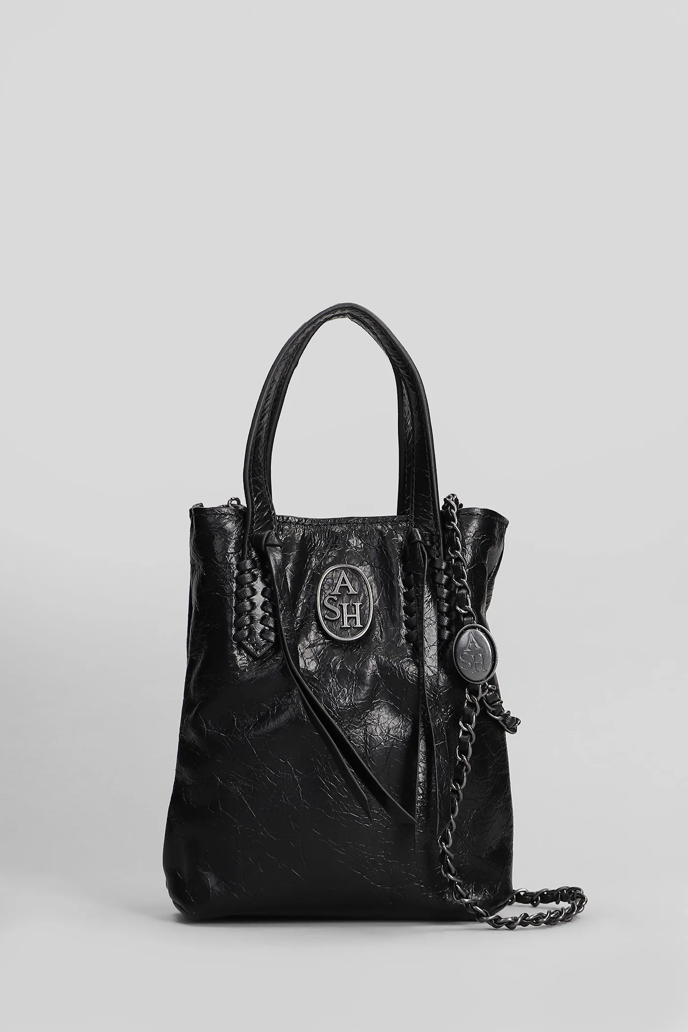 Reggae Hand bag in black leather