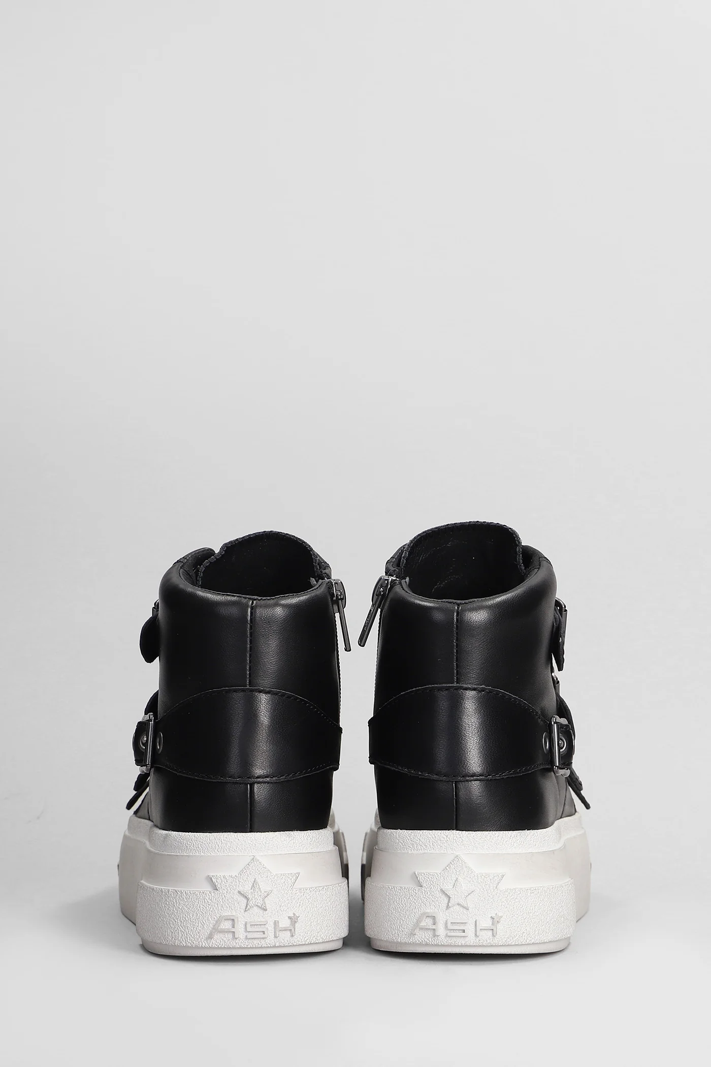 Starmoon Sneakers in black leather - Image 4