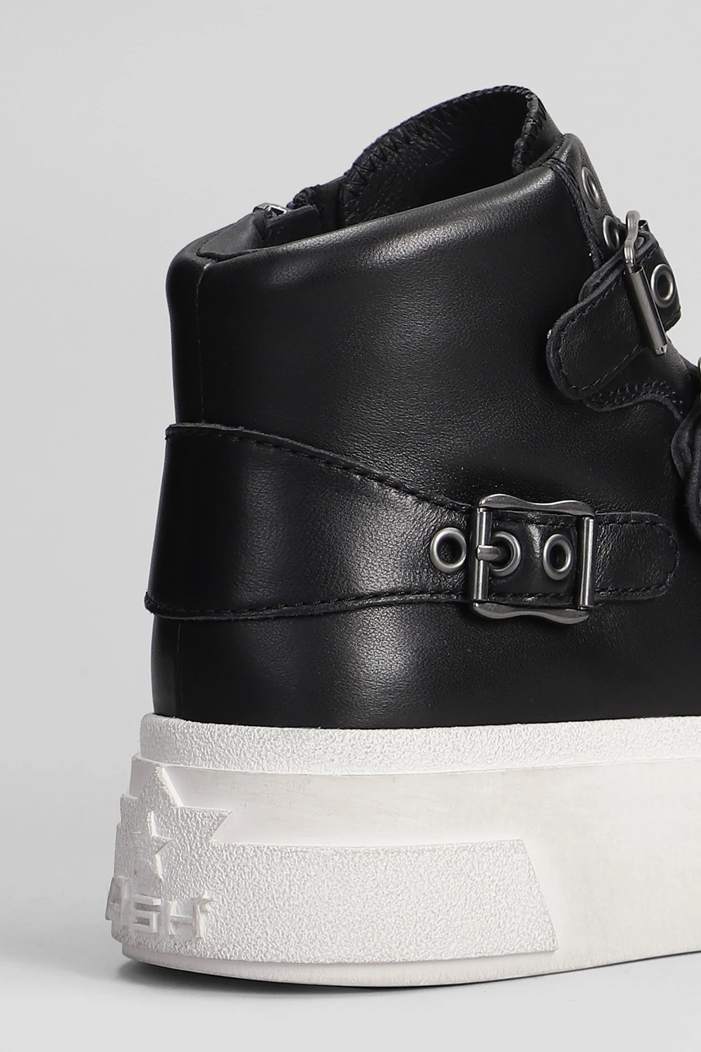 Starmoon Sneakers in black leather - Image 5