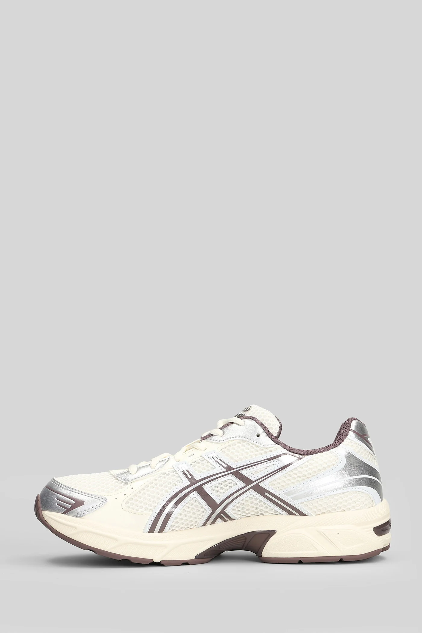 Gel-1130 Sneakers in beige leather and fabric - Image 3