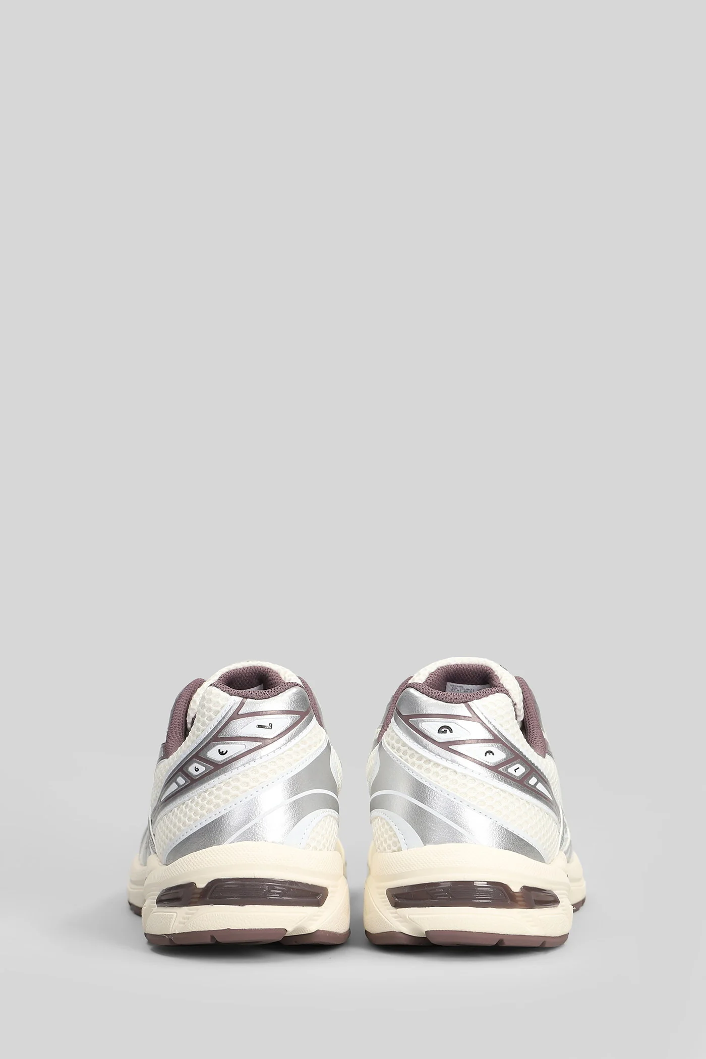 Gel-1130 Sneakers in beige leather and fabric - Image 4