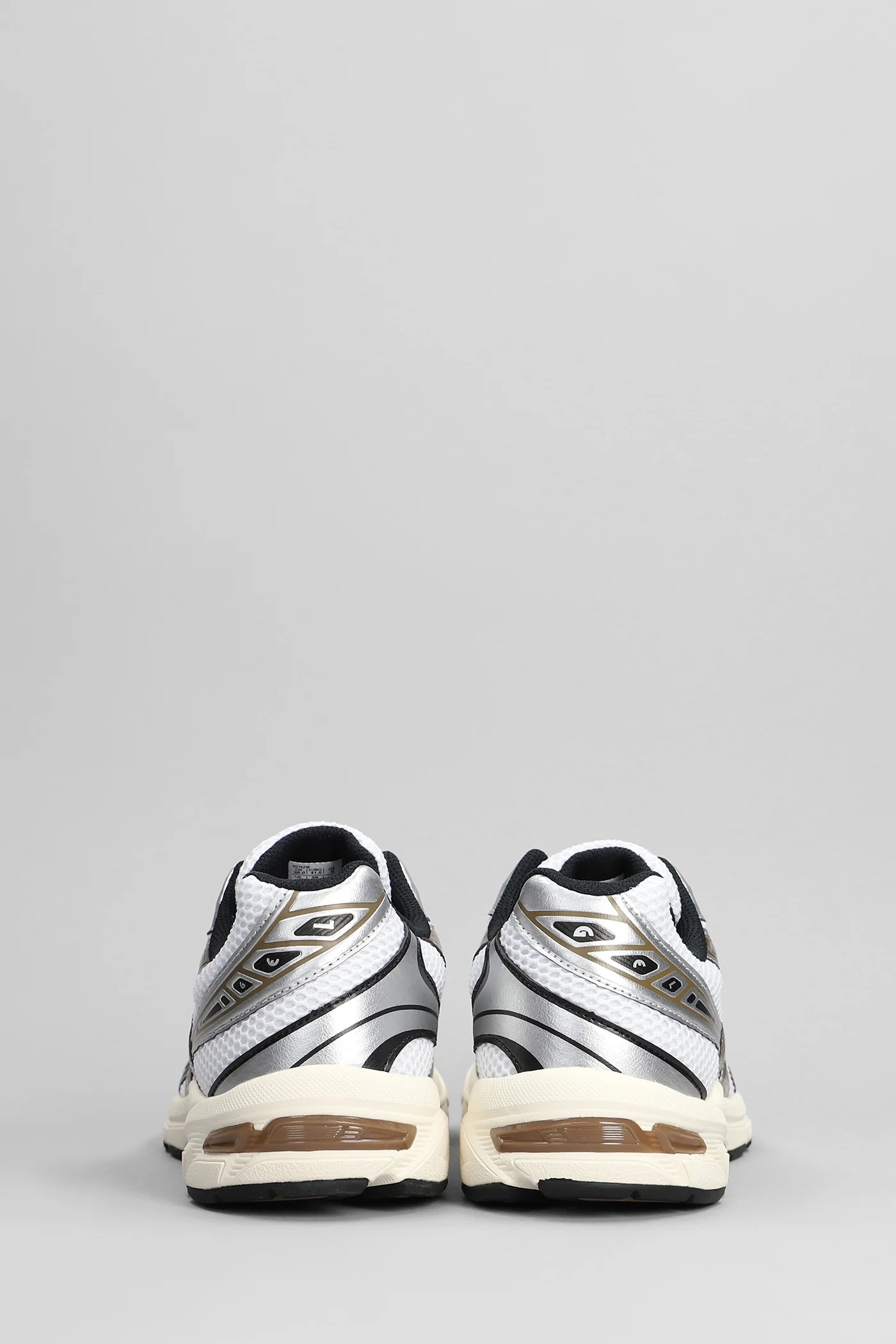 Gel-1130 Sneakers in white leather and fabric - Image 4