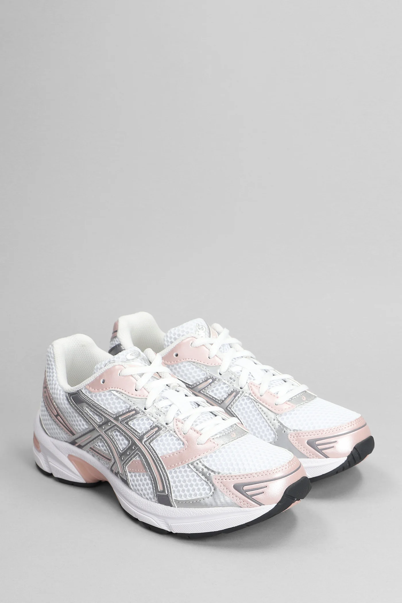 Gel-1130 Sneakers in white leather and fabric - Image 2