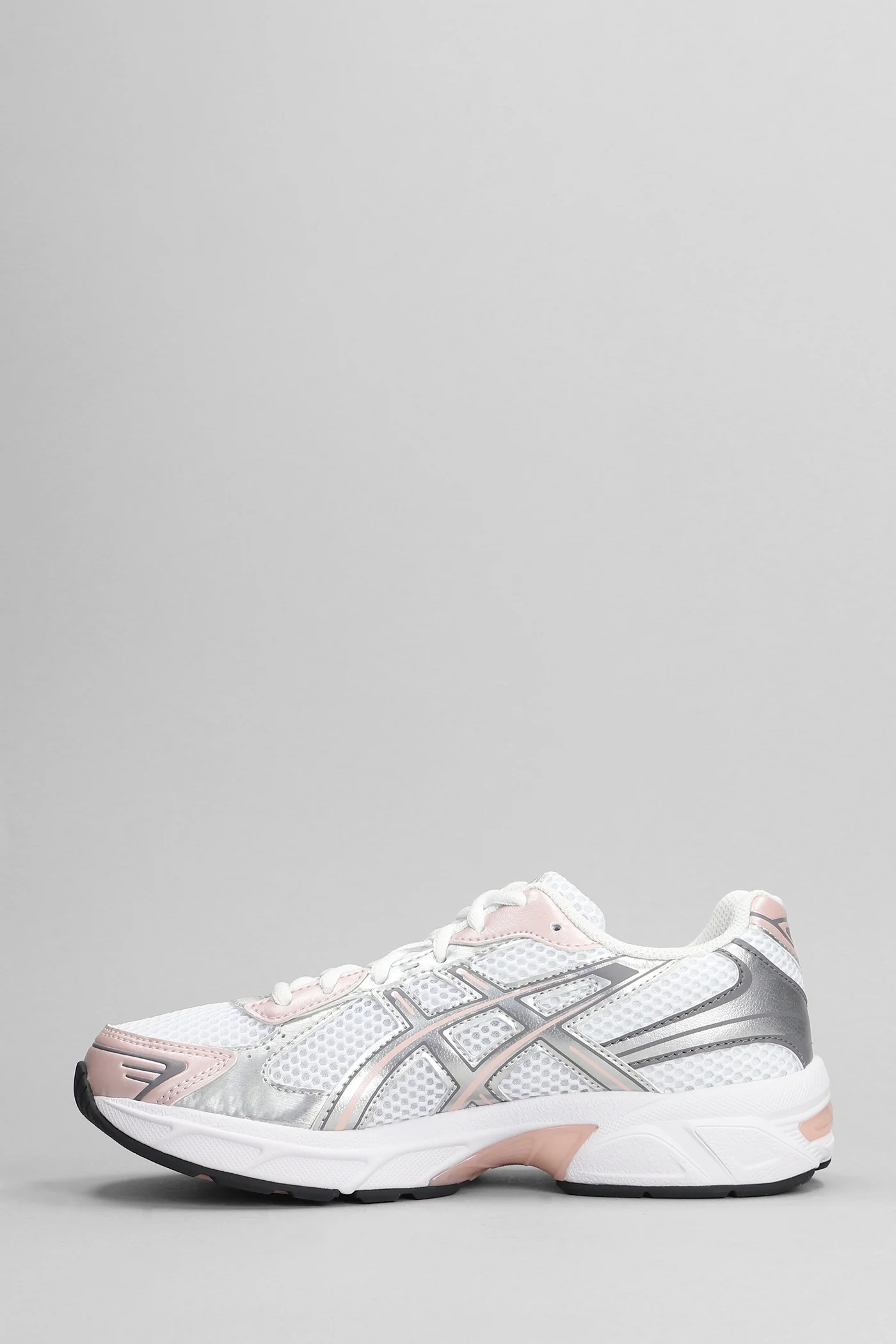 Gel-1130 Sneakers in white leather and fabric - Image 3