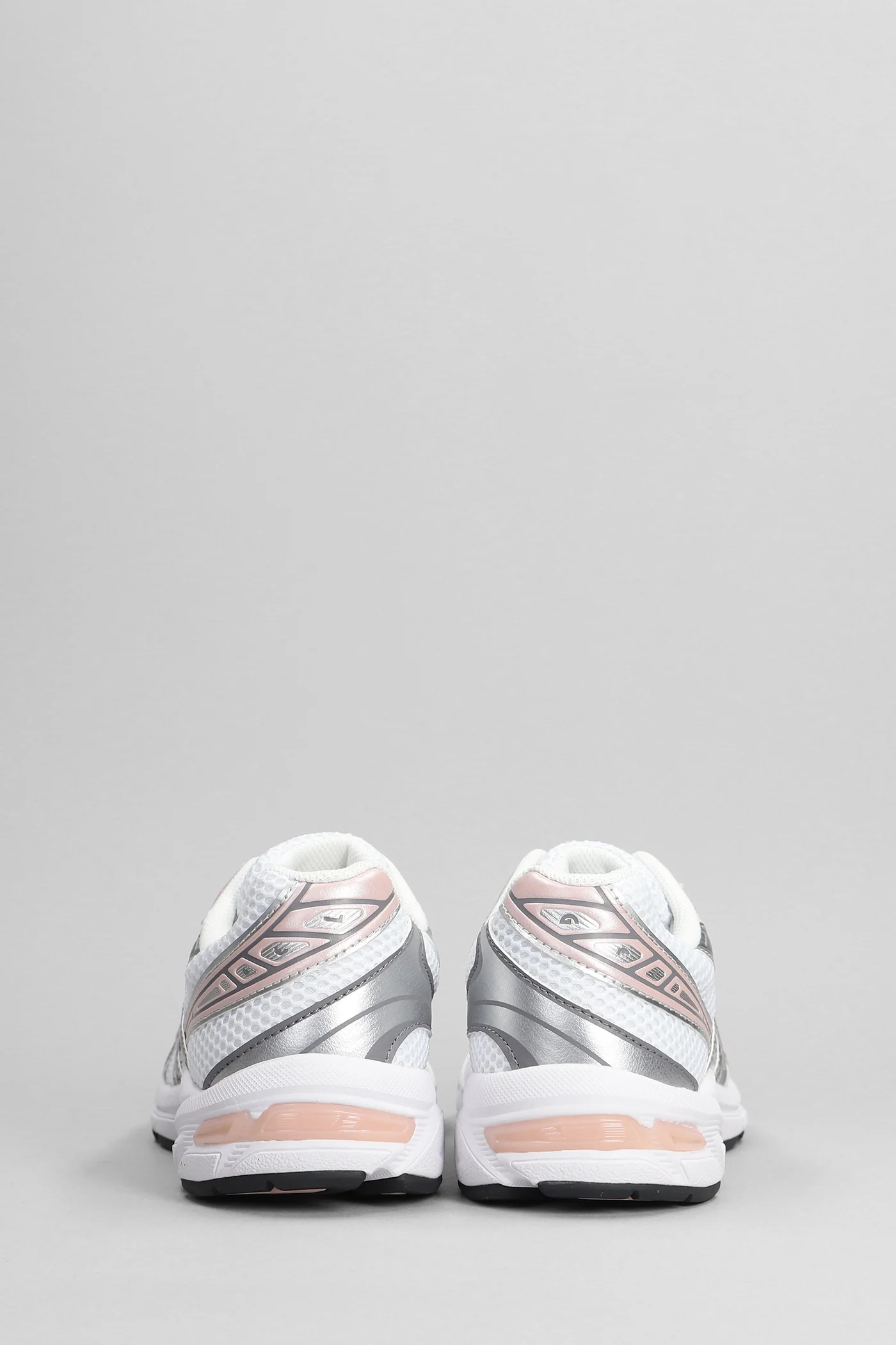 Gel-1130 Sneakers in white leather and fabric - Image 4